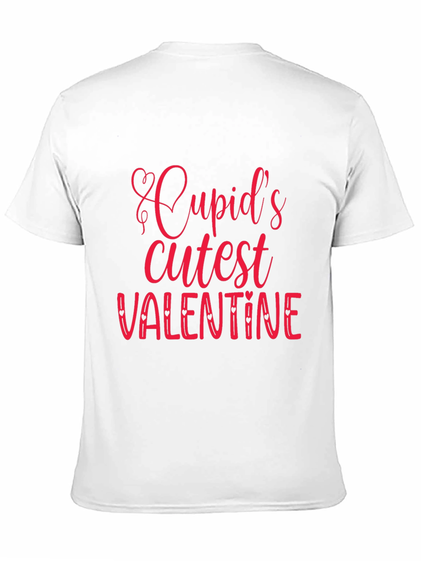 Cupids Cutest Valentine Black Graphic Tee