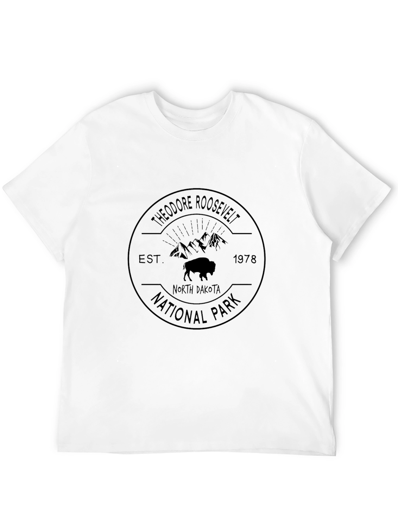 Theodore Roosevelt National Park Black T-Shirt