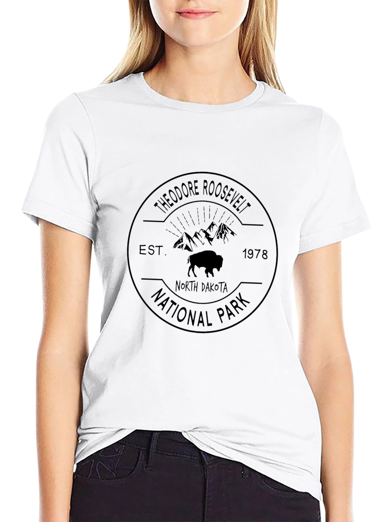 Theodore Roosevelt National Park Black T-Shirt