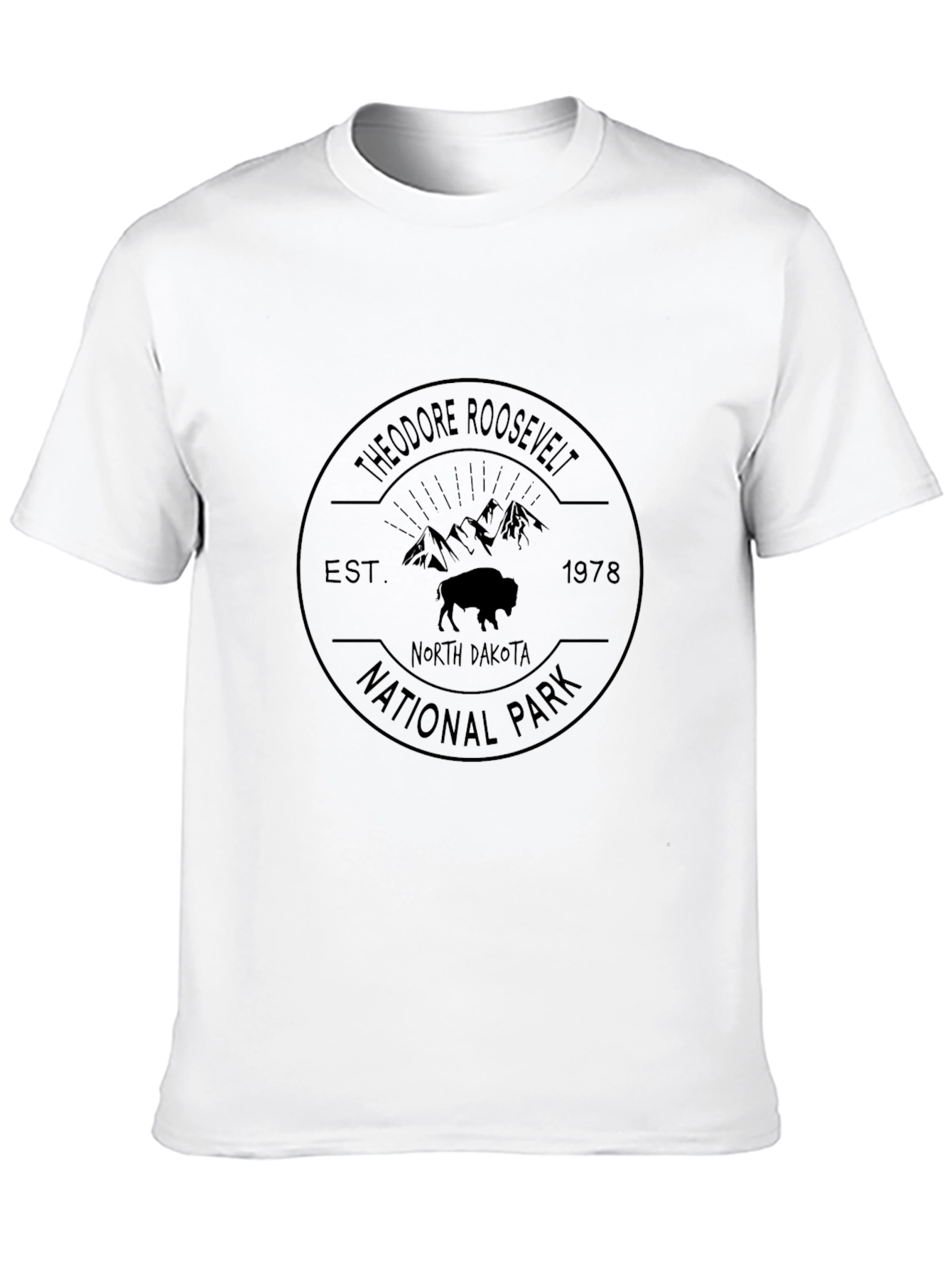Theodore Roosevelt National Park Black T-Shirt