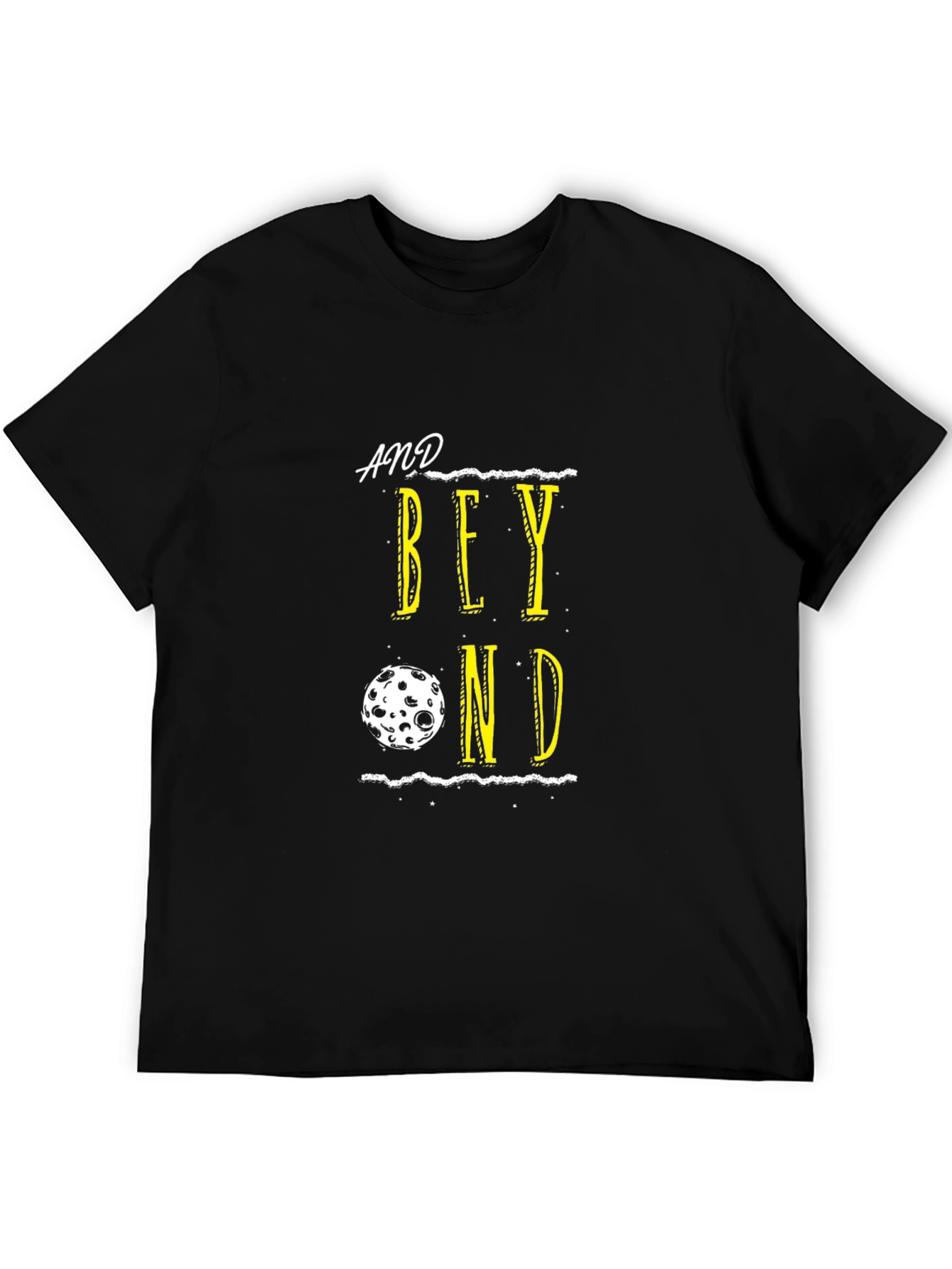 And Beyond Black Graphic T-Shirt