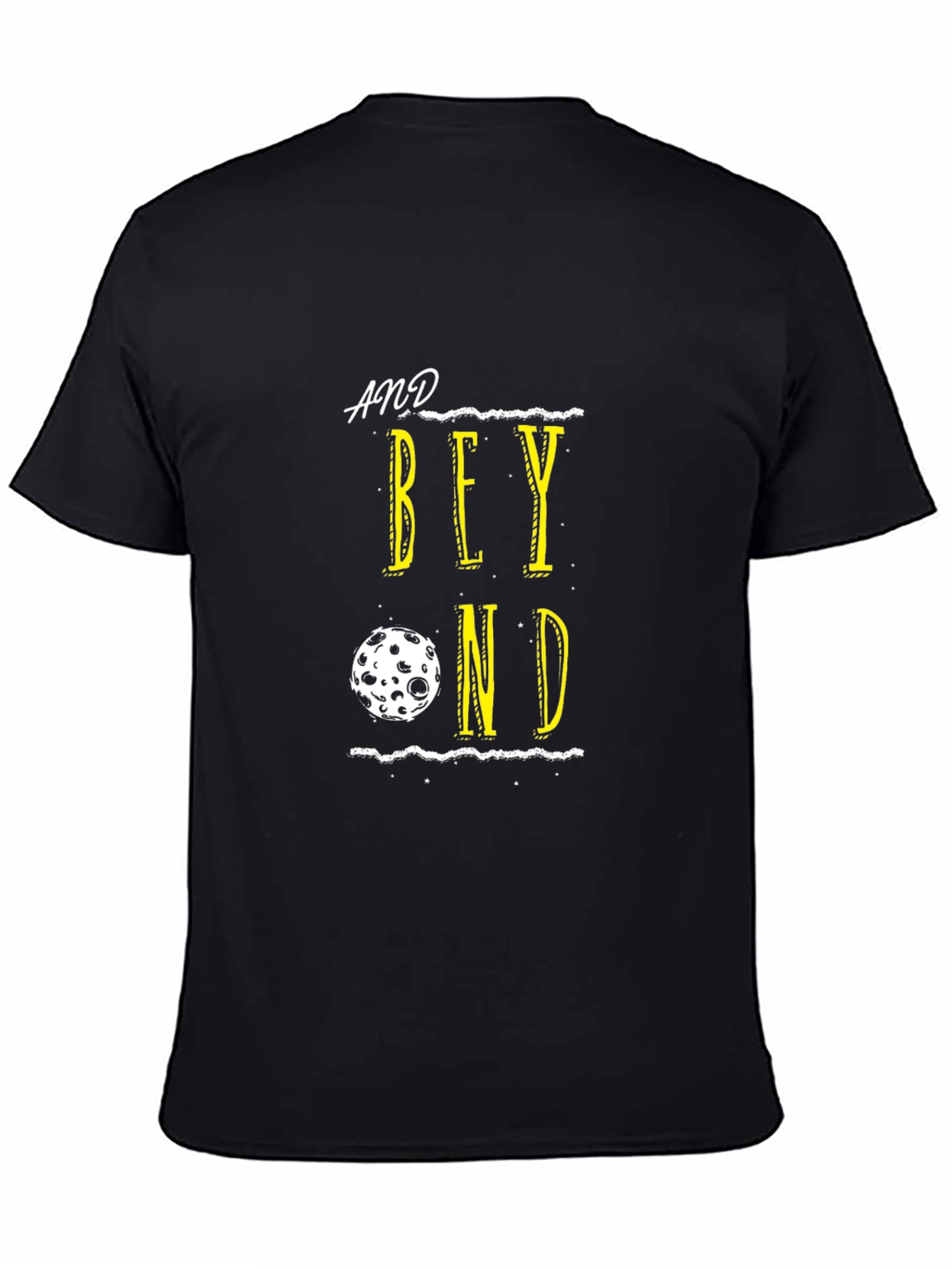 And Beyond Black Graphic T-Shirt