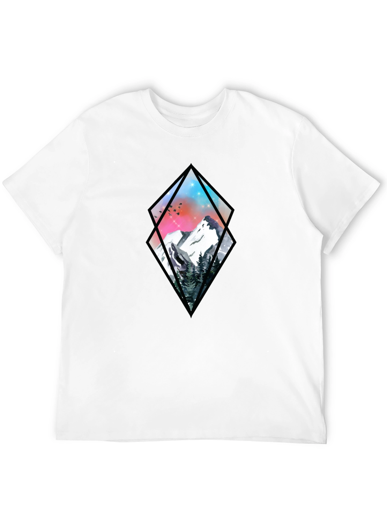 Mountain Graphic Tee - Black Diamond Design