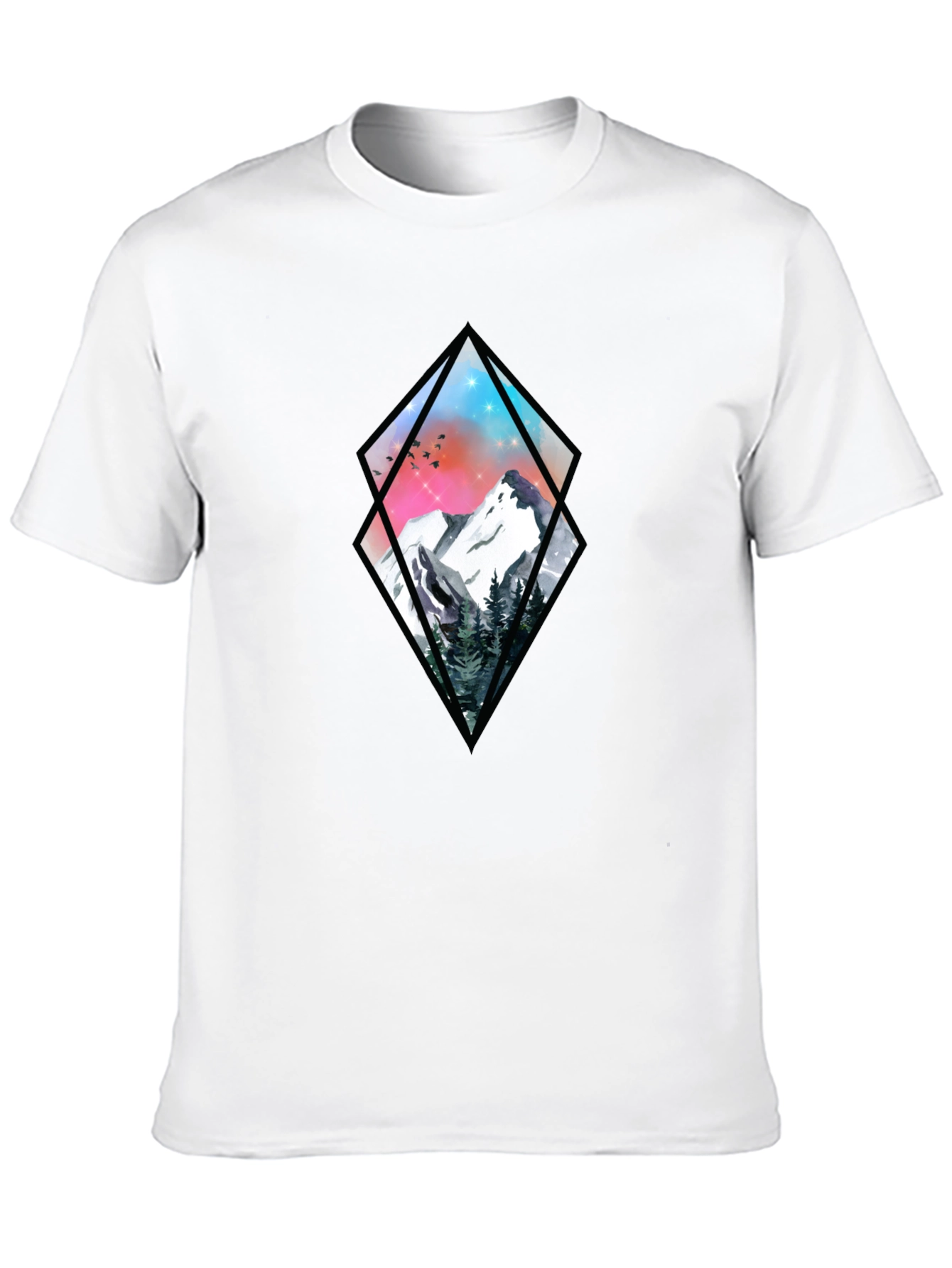 Mountain Graphic Tee - Black Diamond Design