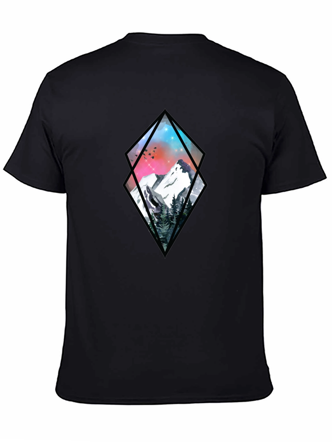 Mountain Graphic Tee - Black Diamond Design