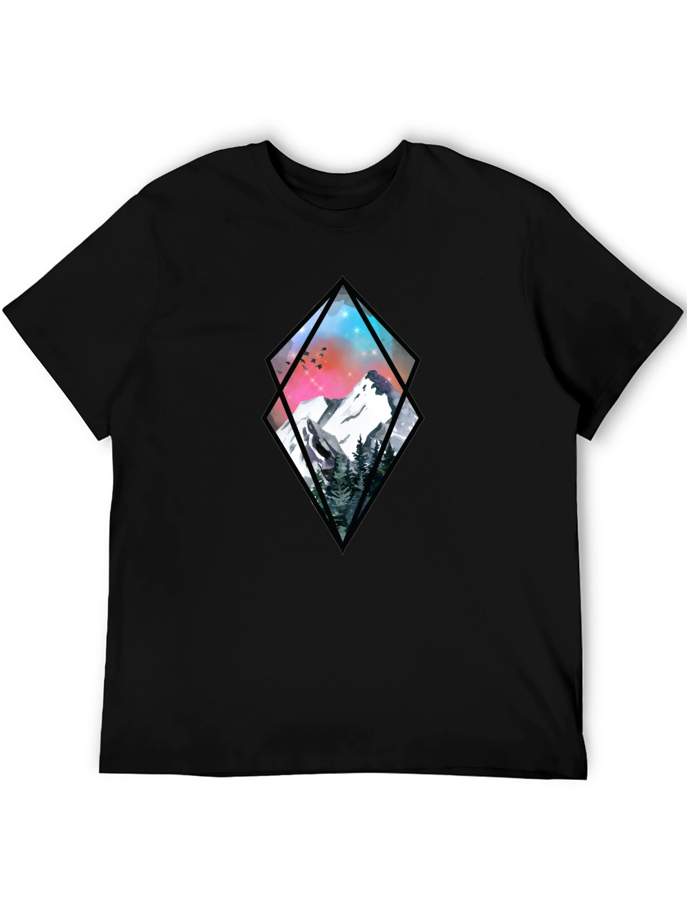 Mountain Graphic Tee - Black Diamond Design