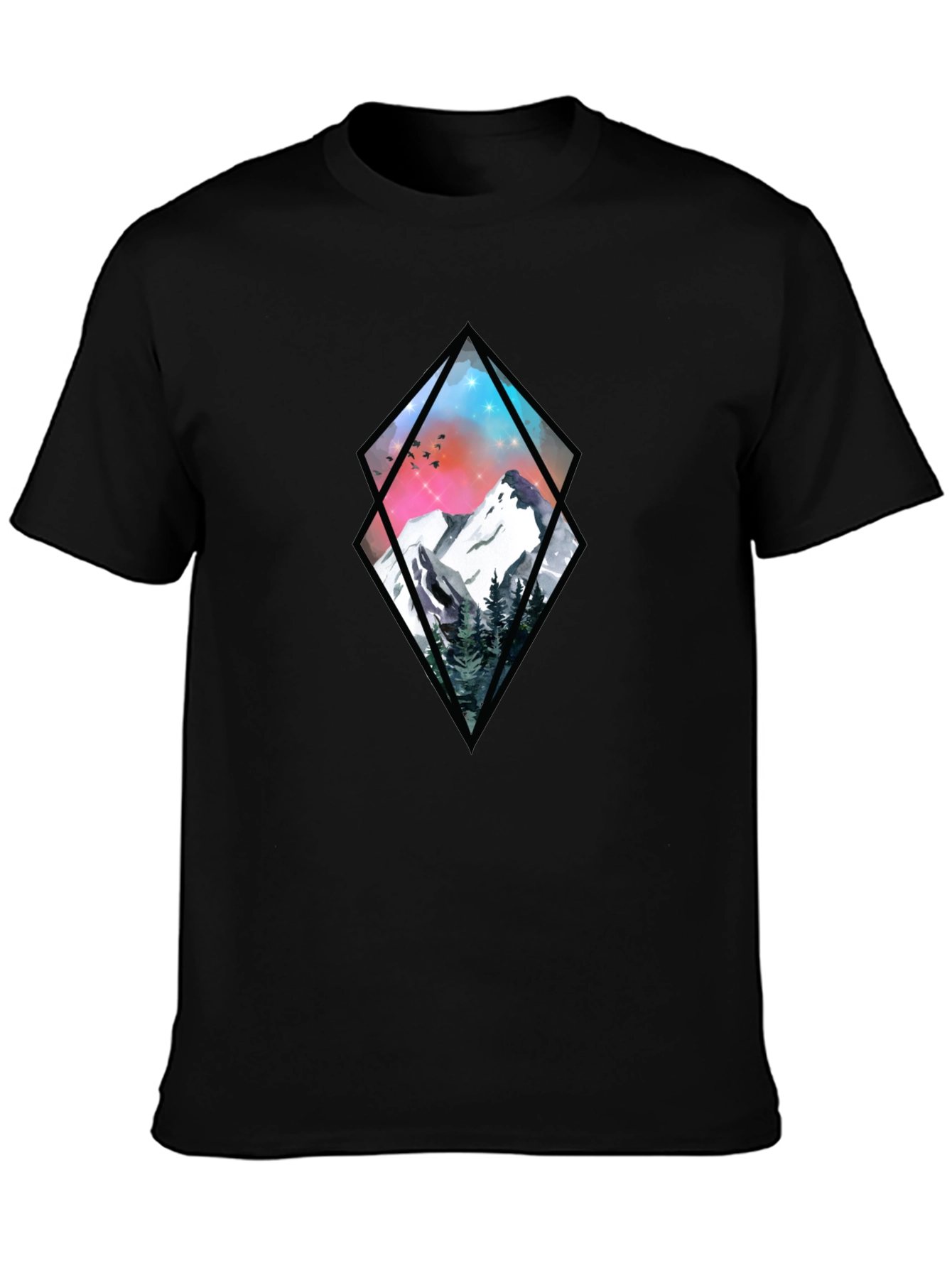 Mountain Graphic Tee - Black Diamond Design