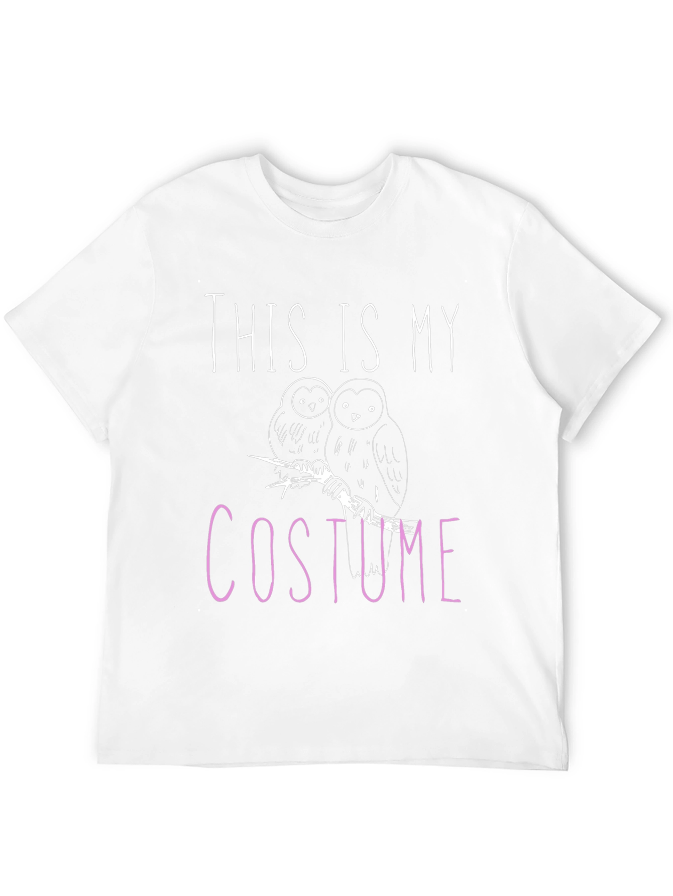 Owl Costume T-Shirt: Funny Halloween Tee