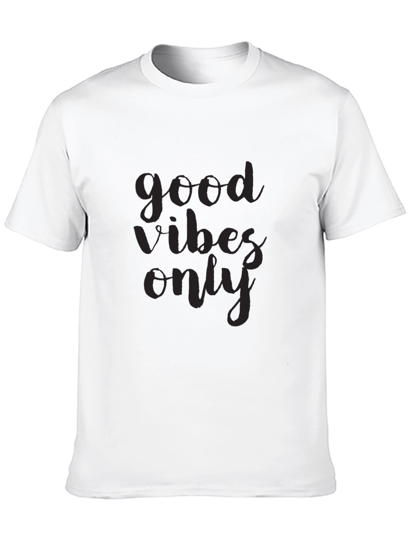 Good Vibes Only Black Graphic Tee