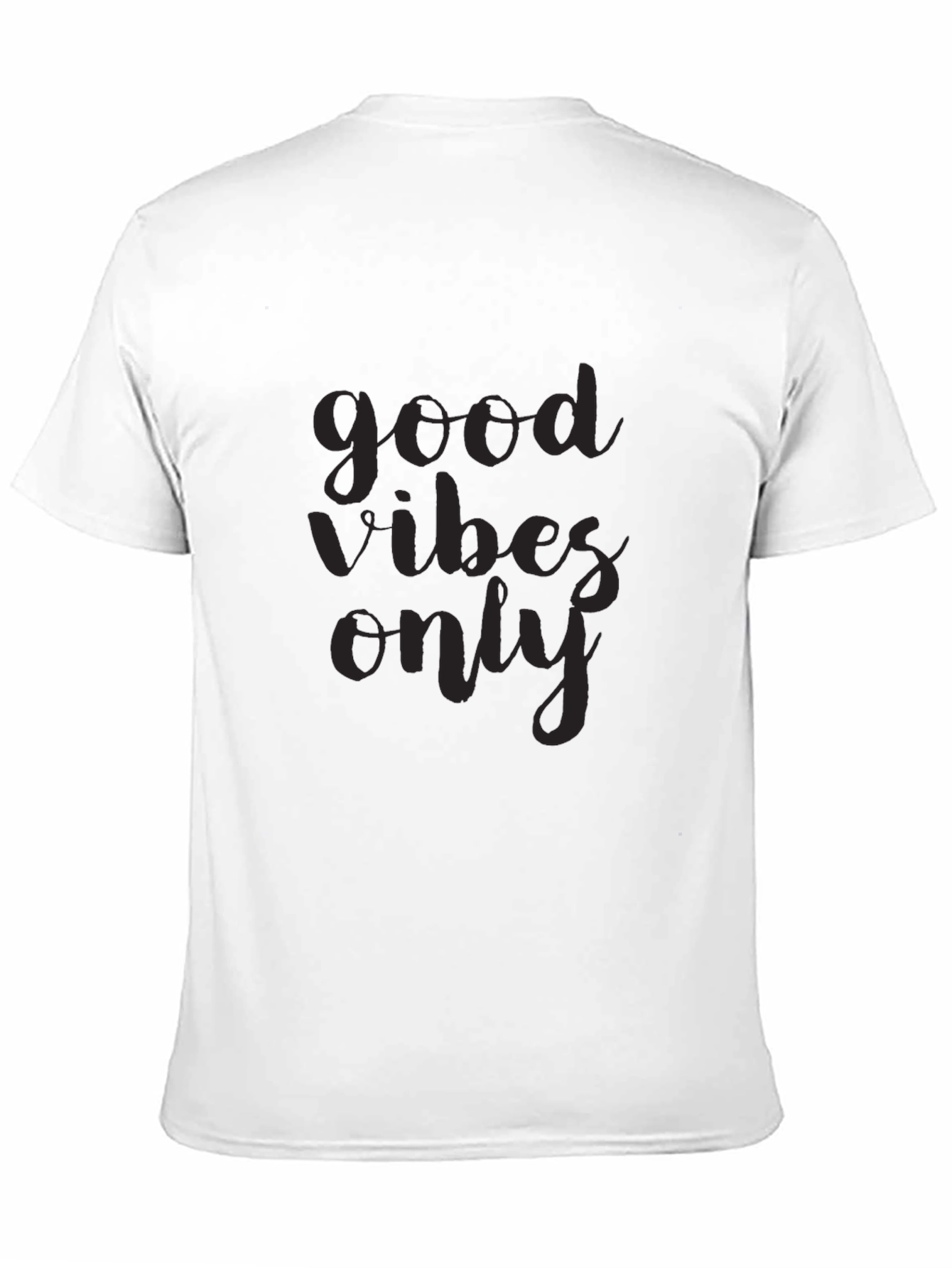 Good Vibes Only Black Graphic Tee