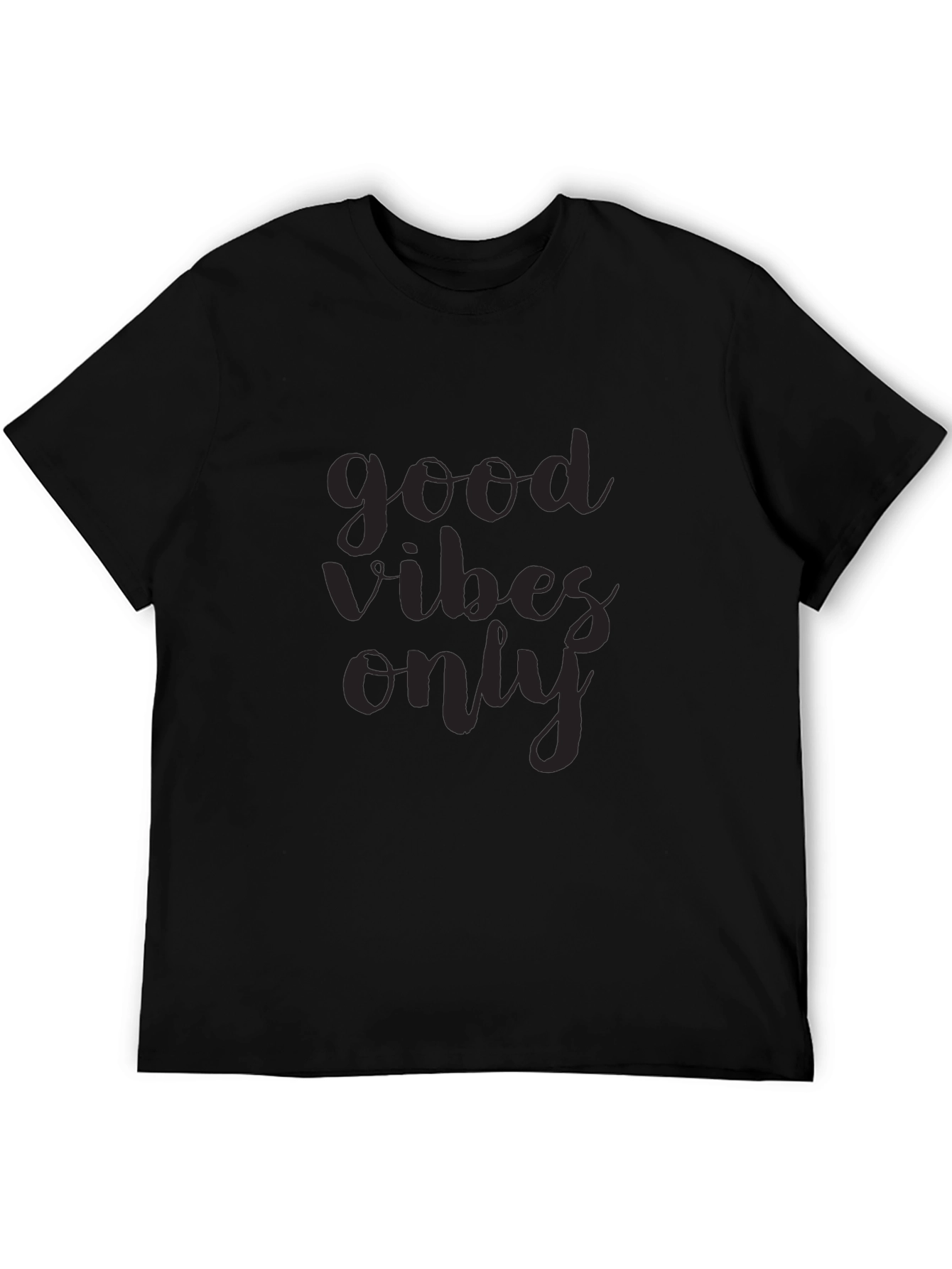 Good Vibes Only Black Graphic Tee