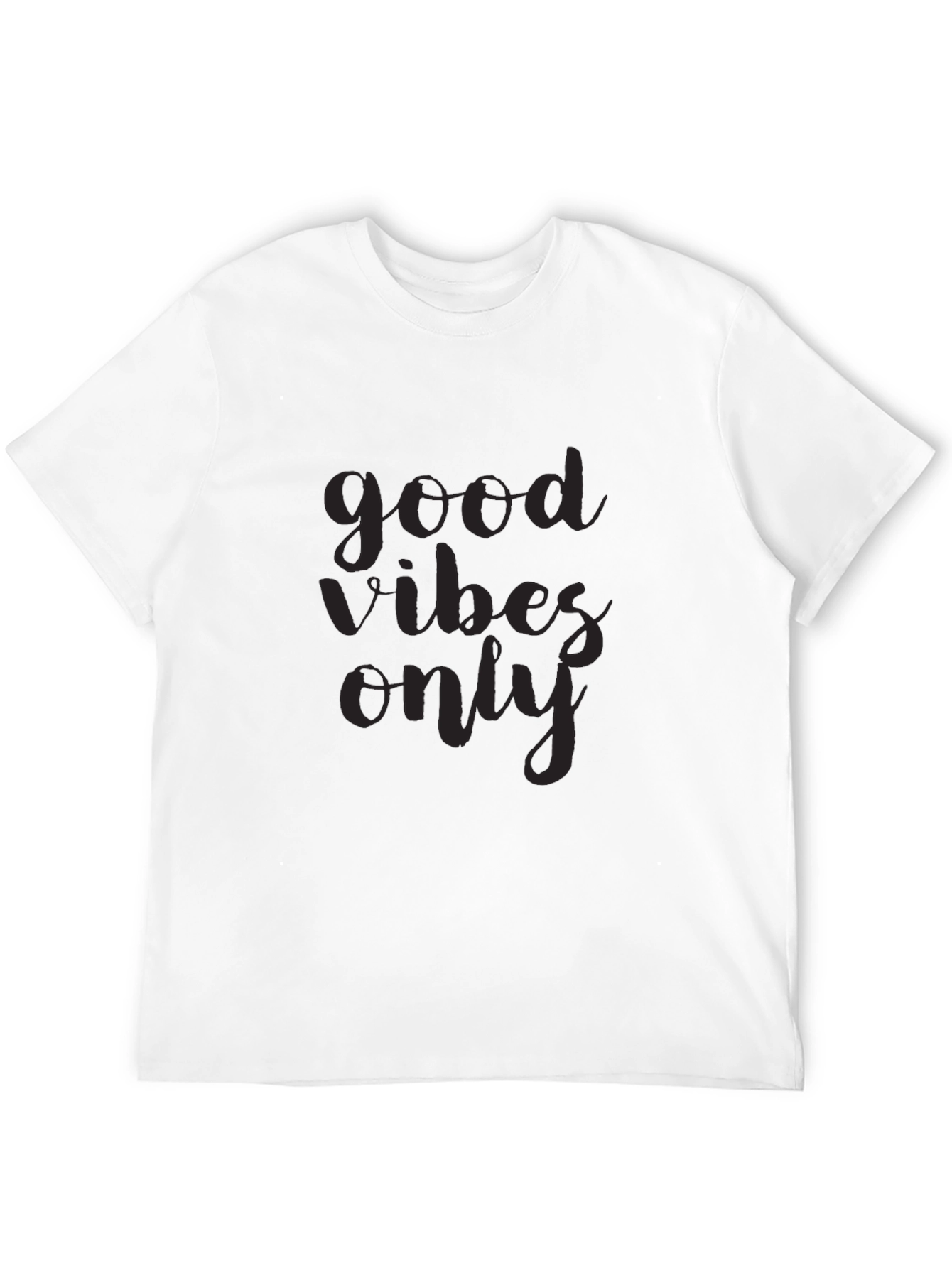 Good Vibes Only Black Graphic Tee