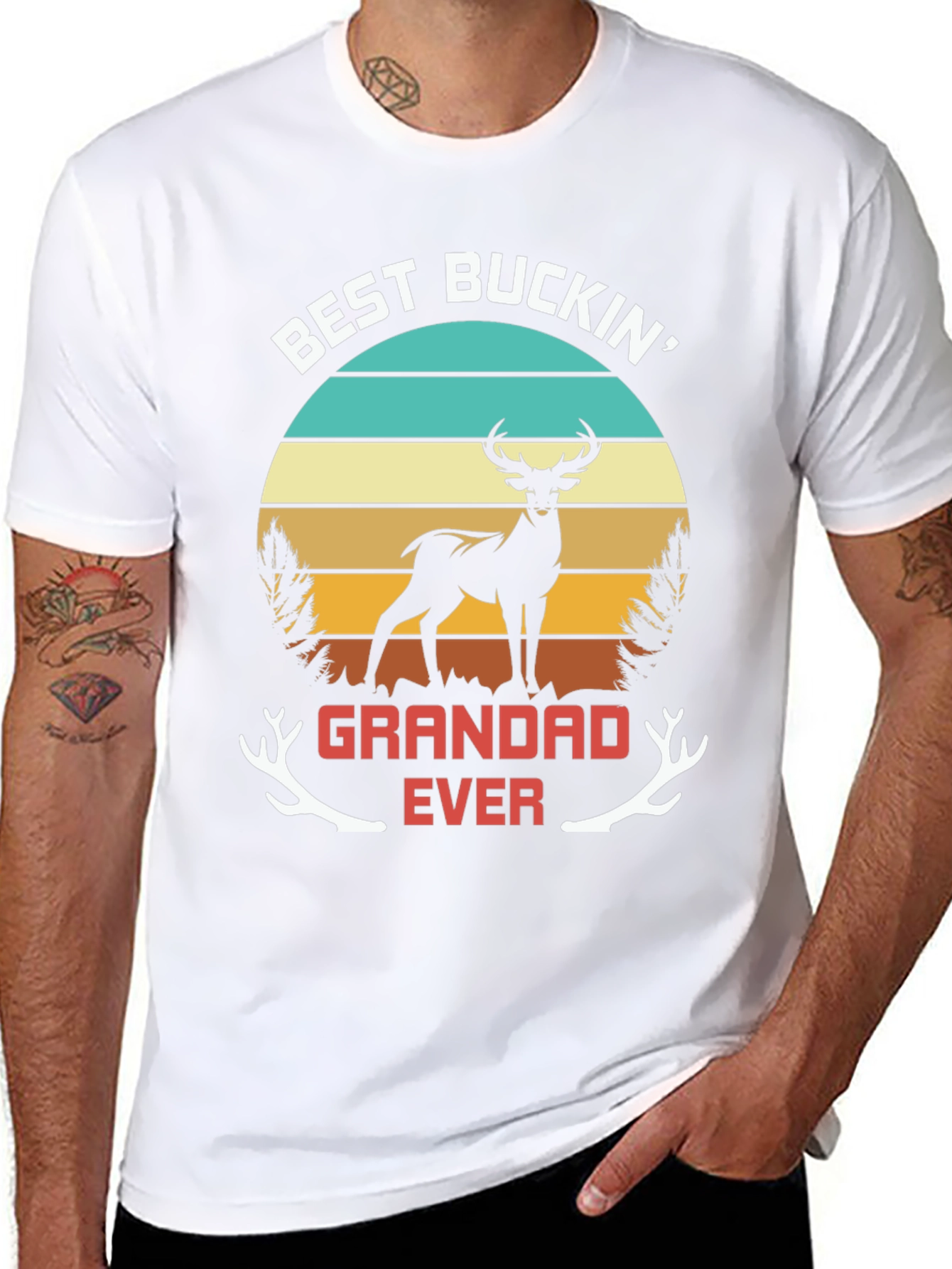 Best Buckin Grandad Ever T-Shirt