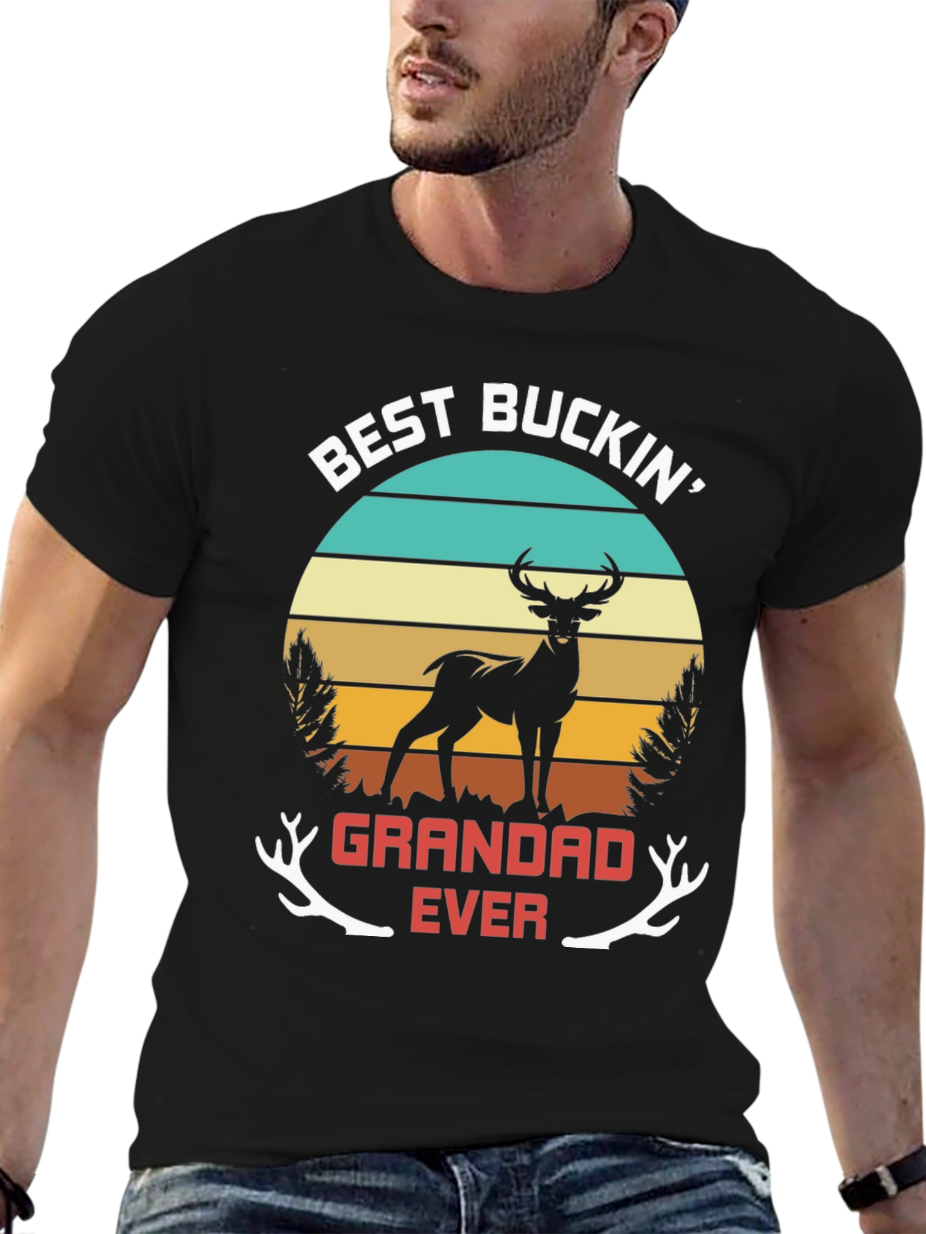 Best Buckin Grandad Ever T-Shirt
