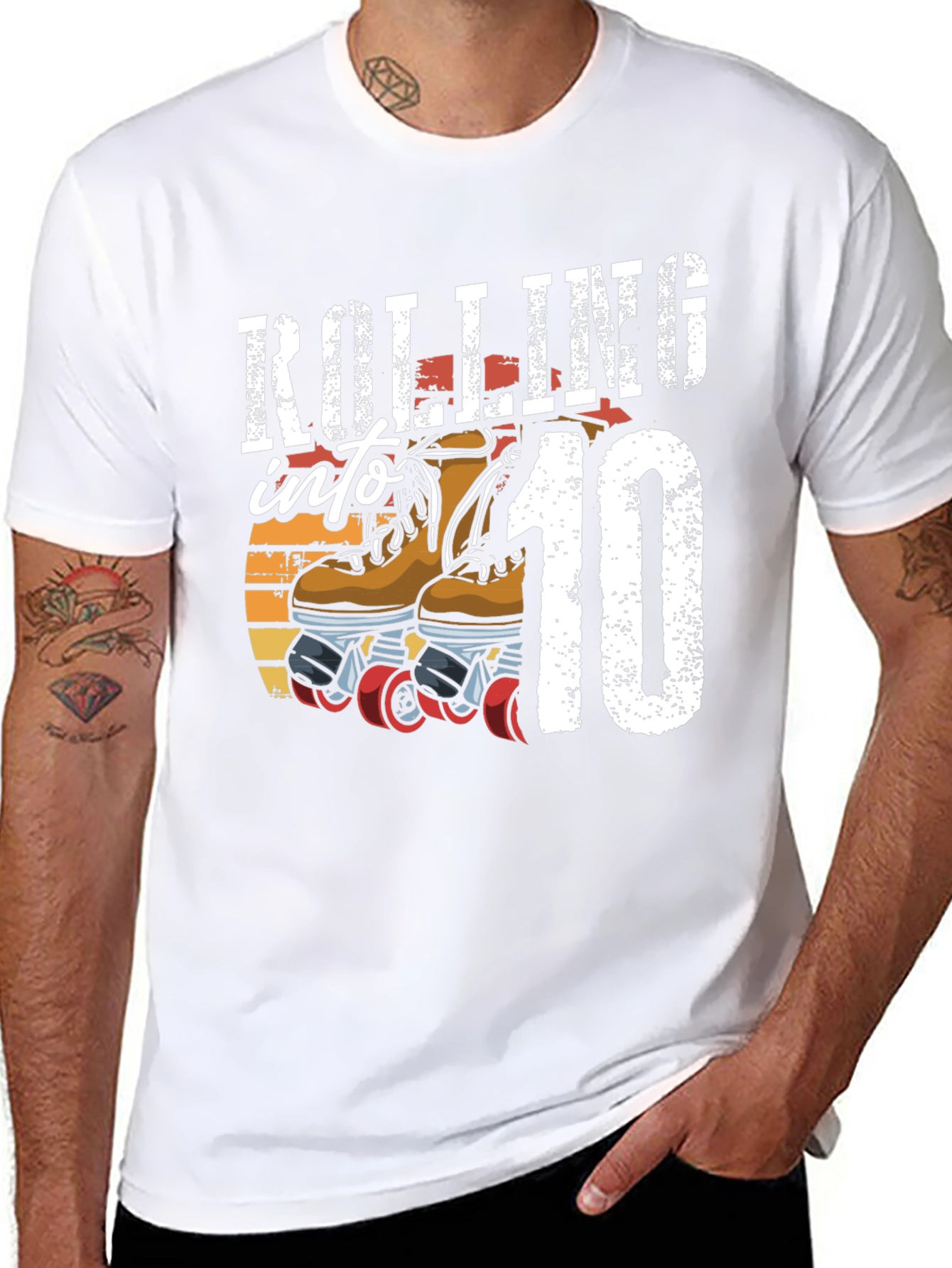 Rolling Into 10th Birthday T-Shirt