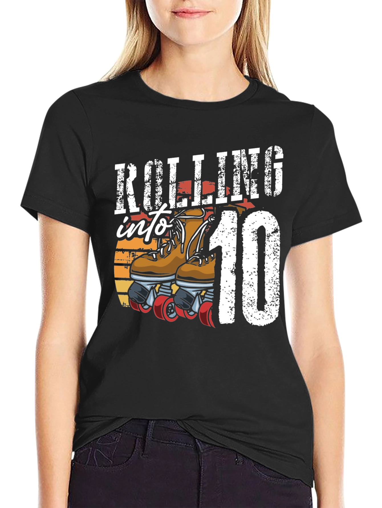 Rolling Into 10th Birthday T-Shirt