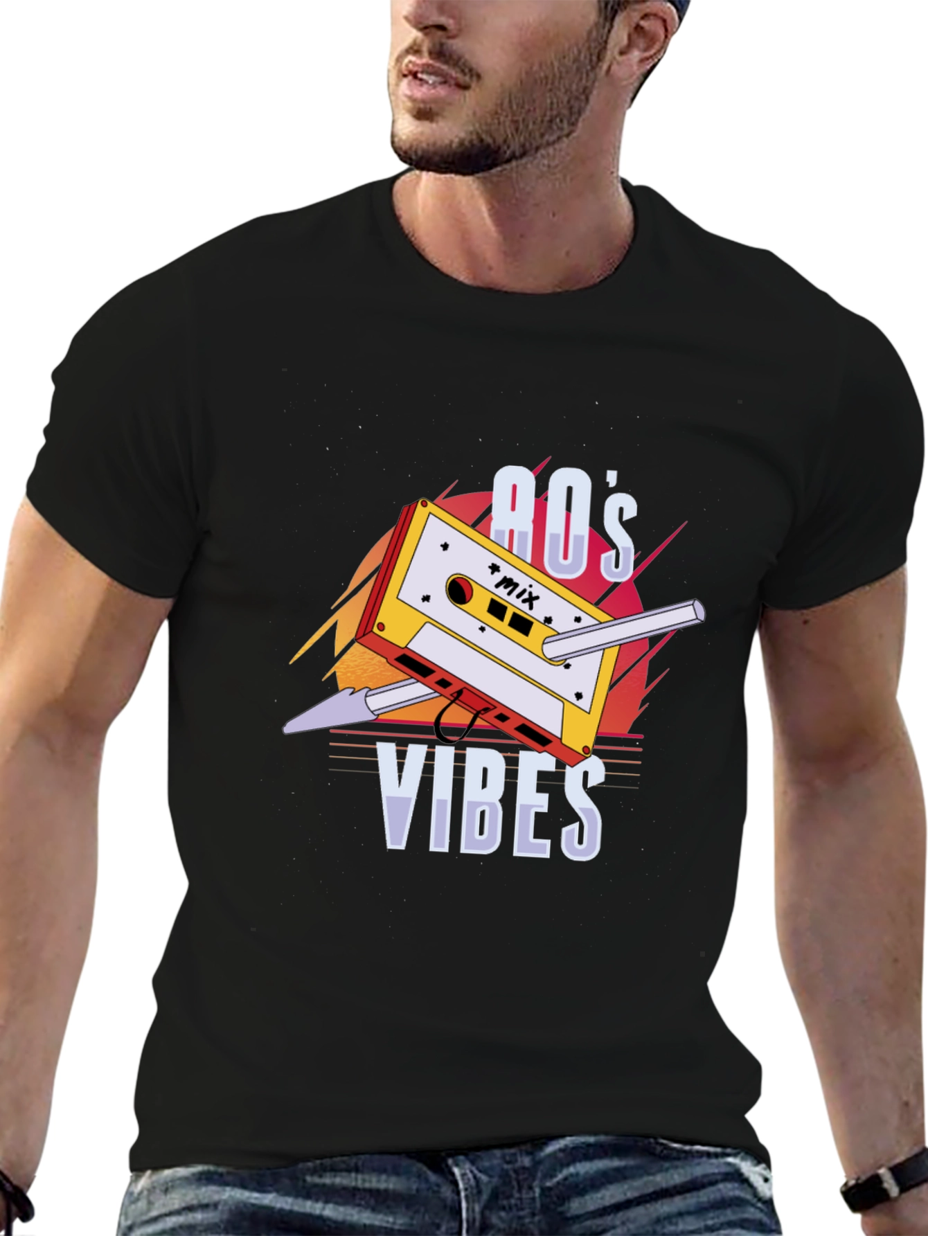 Retro 80s Vibes Graphic Tee