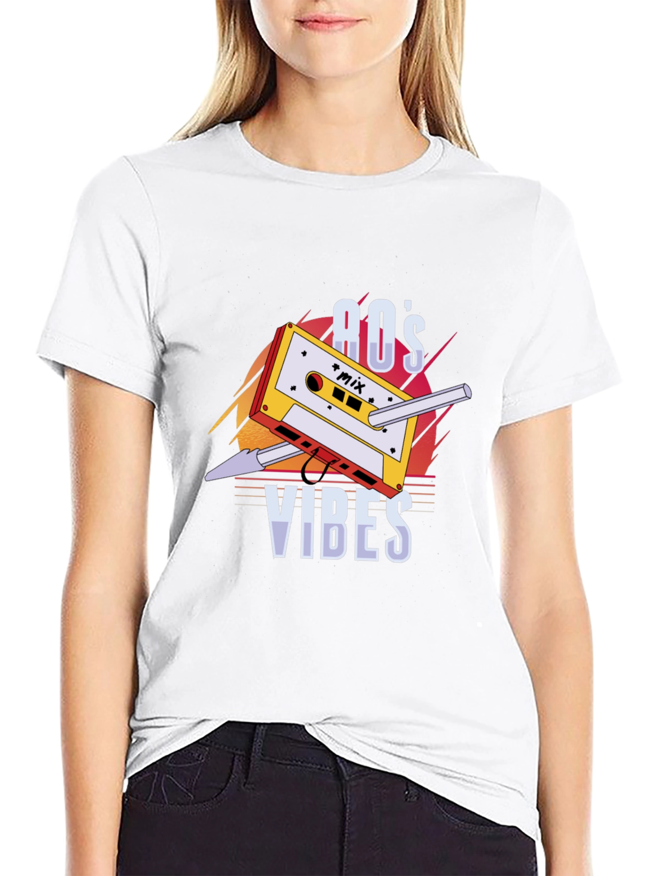 Retro 80s Vibes Graphic Tee