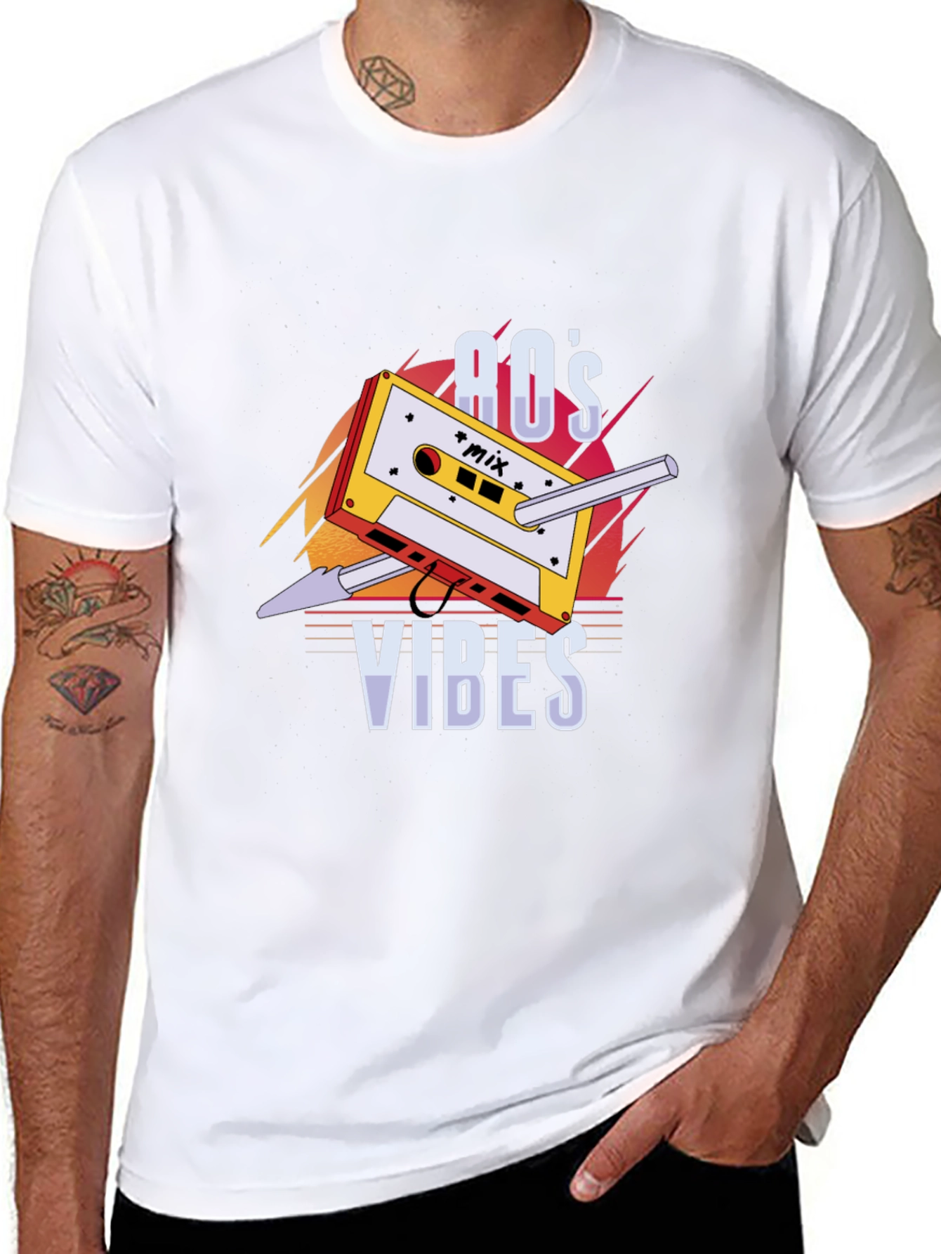 Retro 80s Vibes Graphic Tee