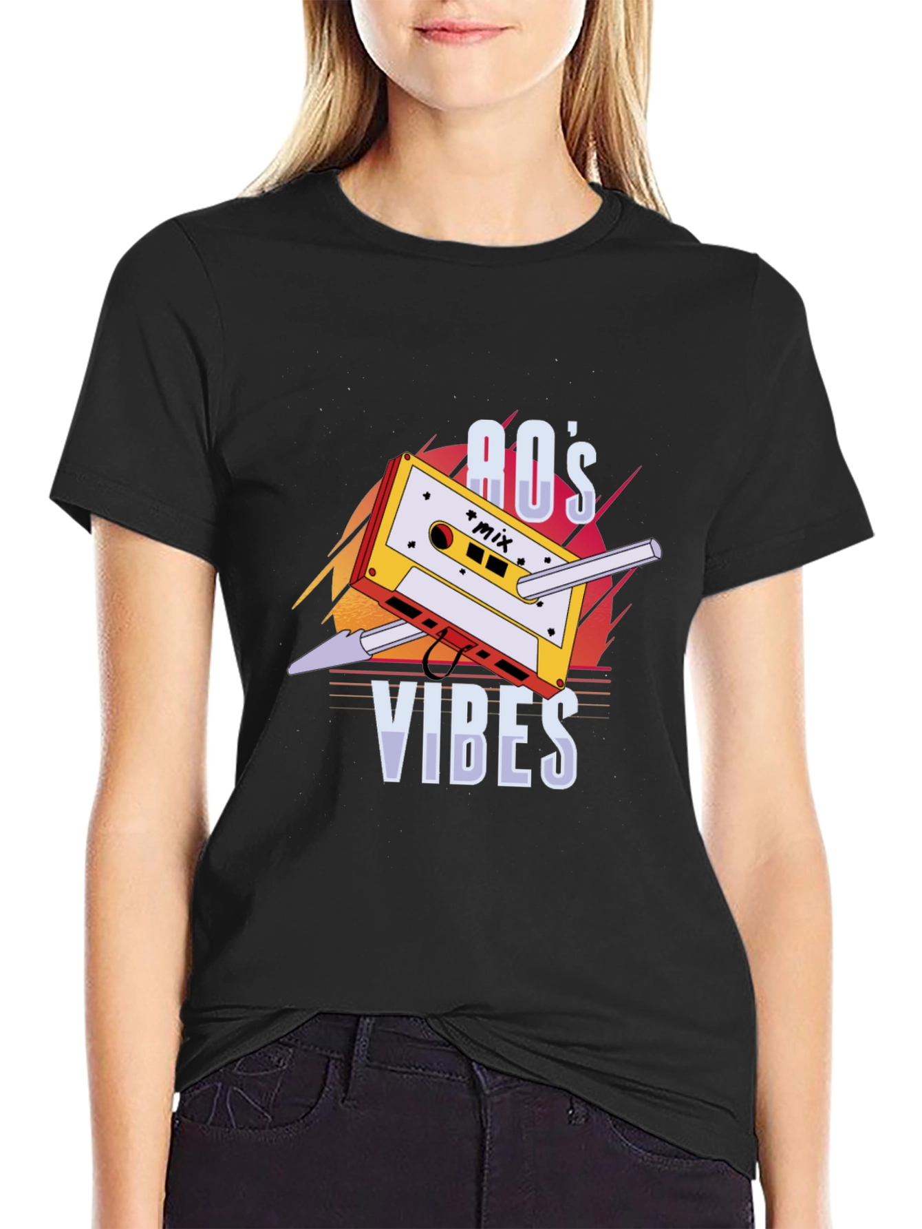 Retro 80s Vibes Graphic Tee