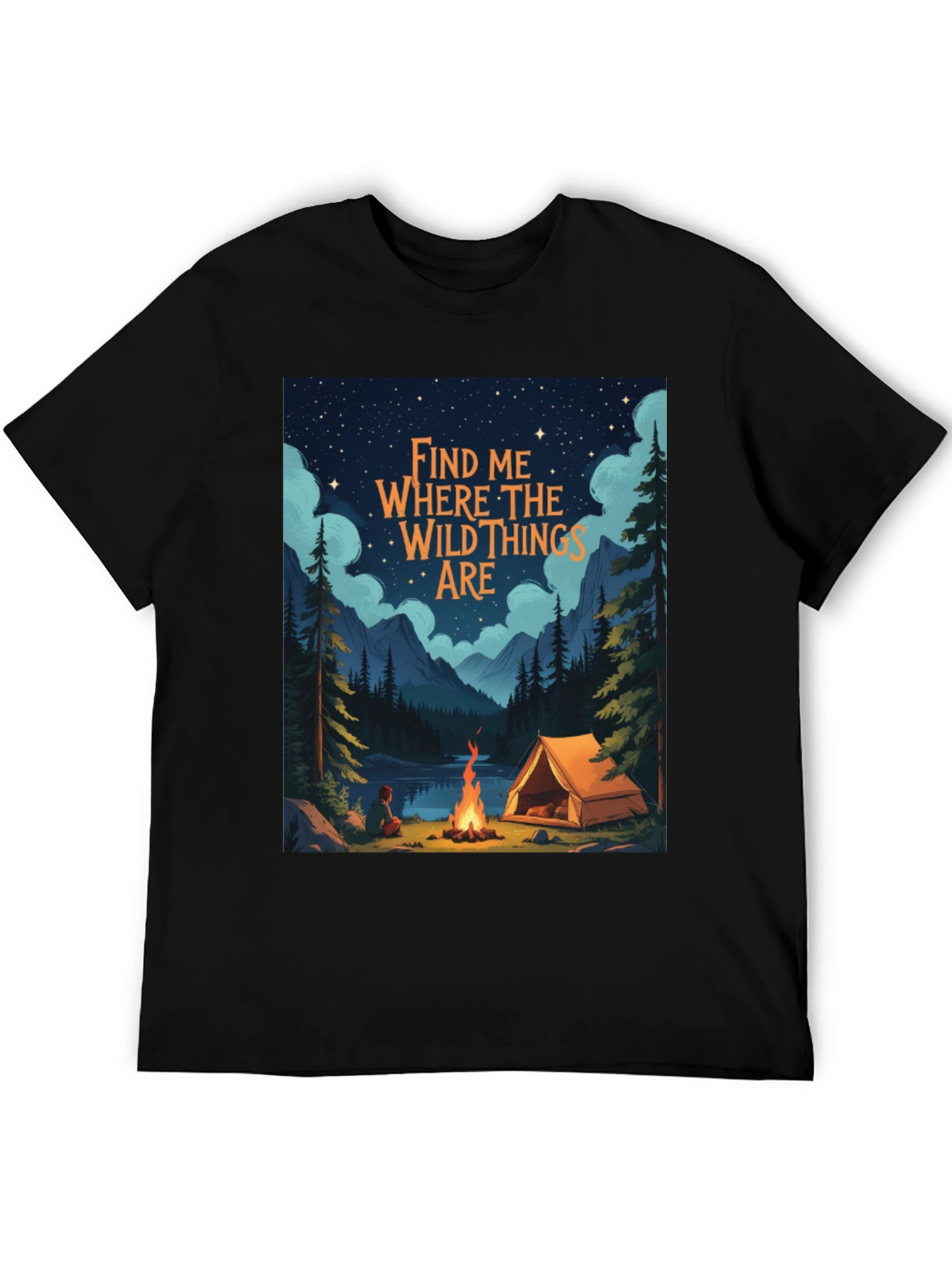 Wild Things Camping Graphic Tee