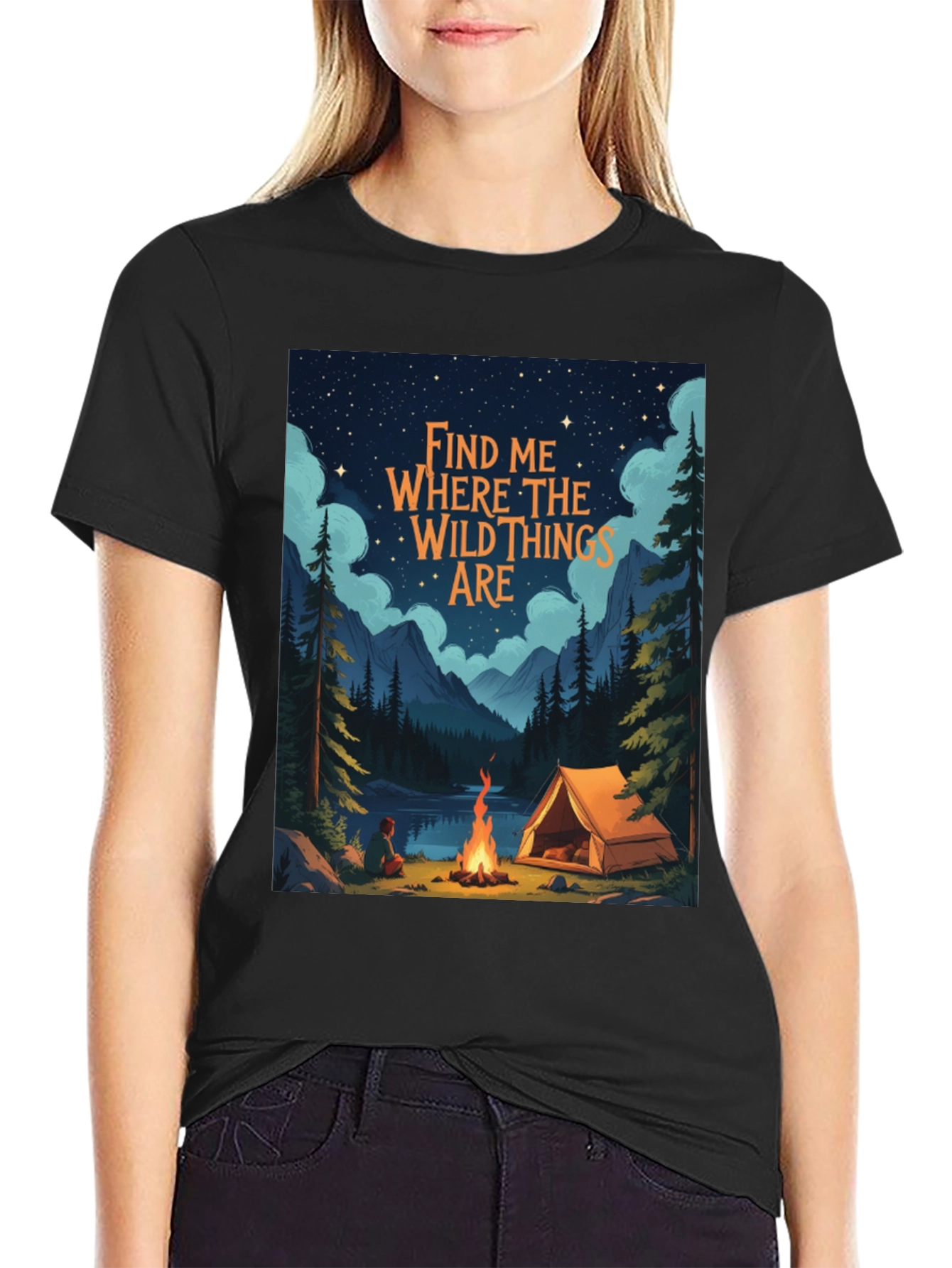 Wild Things Camping Graphic Tee