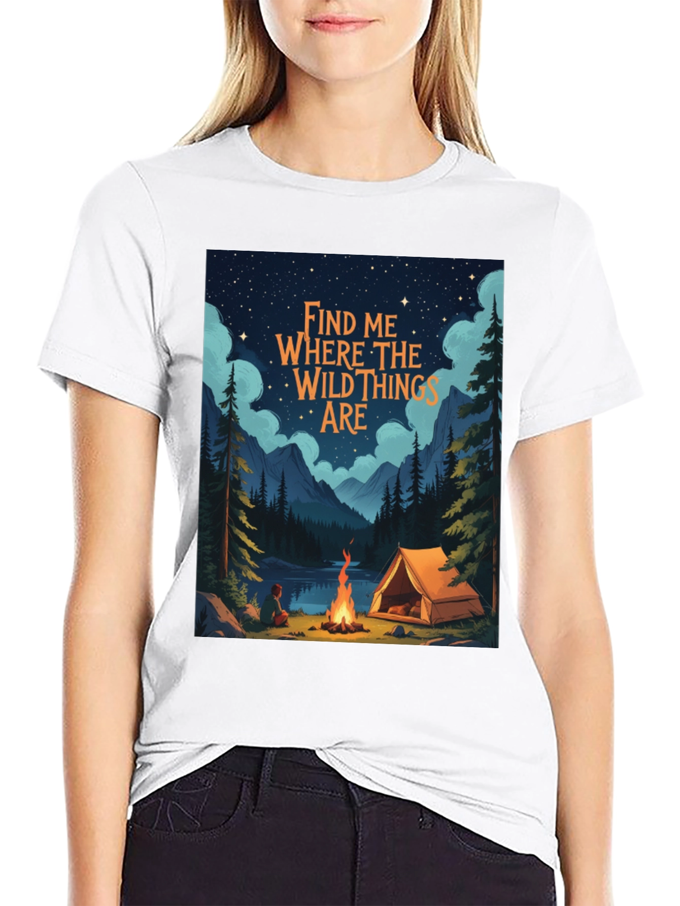 Wild Things Camping Graphic Tee