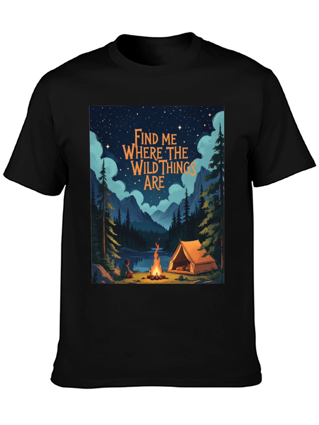 Wild Things Camping Graphic Tee