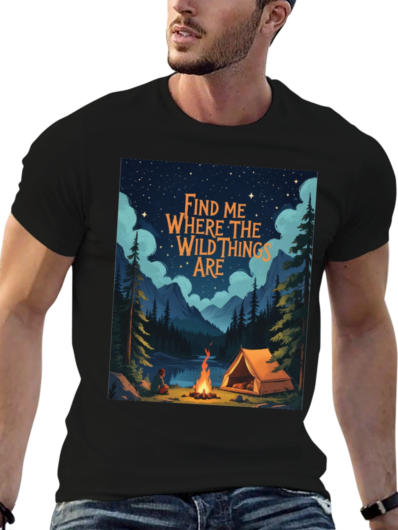 Wild Things Camping Graphic Tee