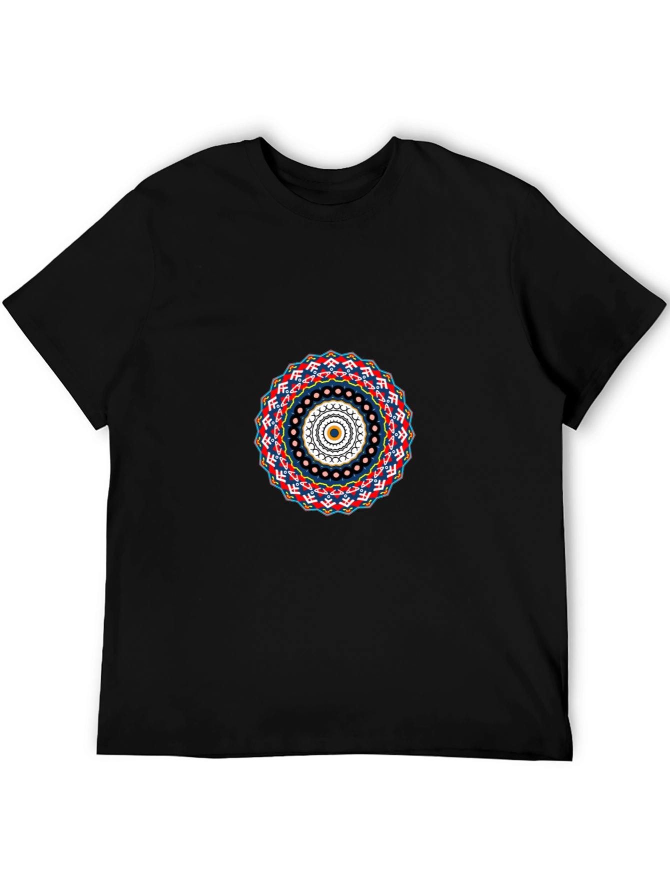 Geometric Mandala Graphic Print T-Shirt