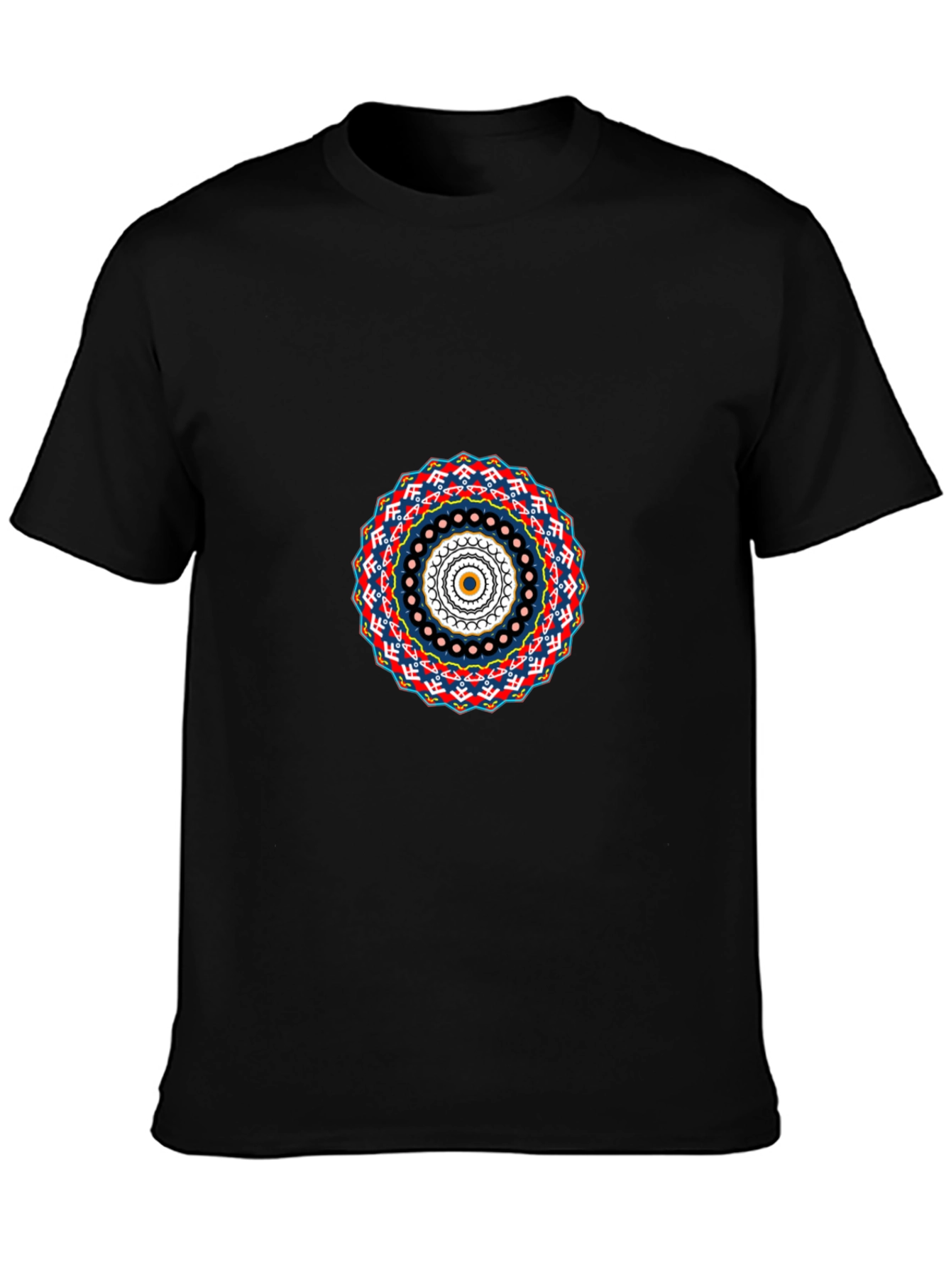 Geometric Mandala Graphic Print T-Shirt