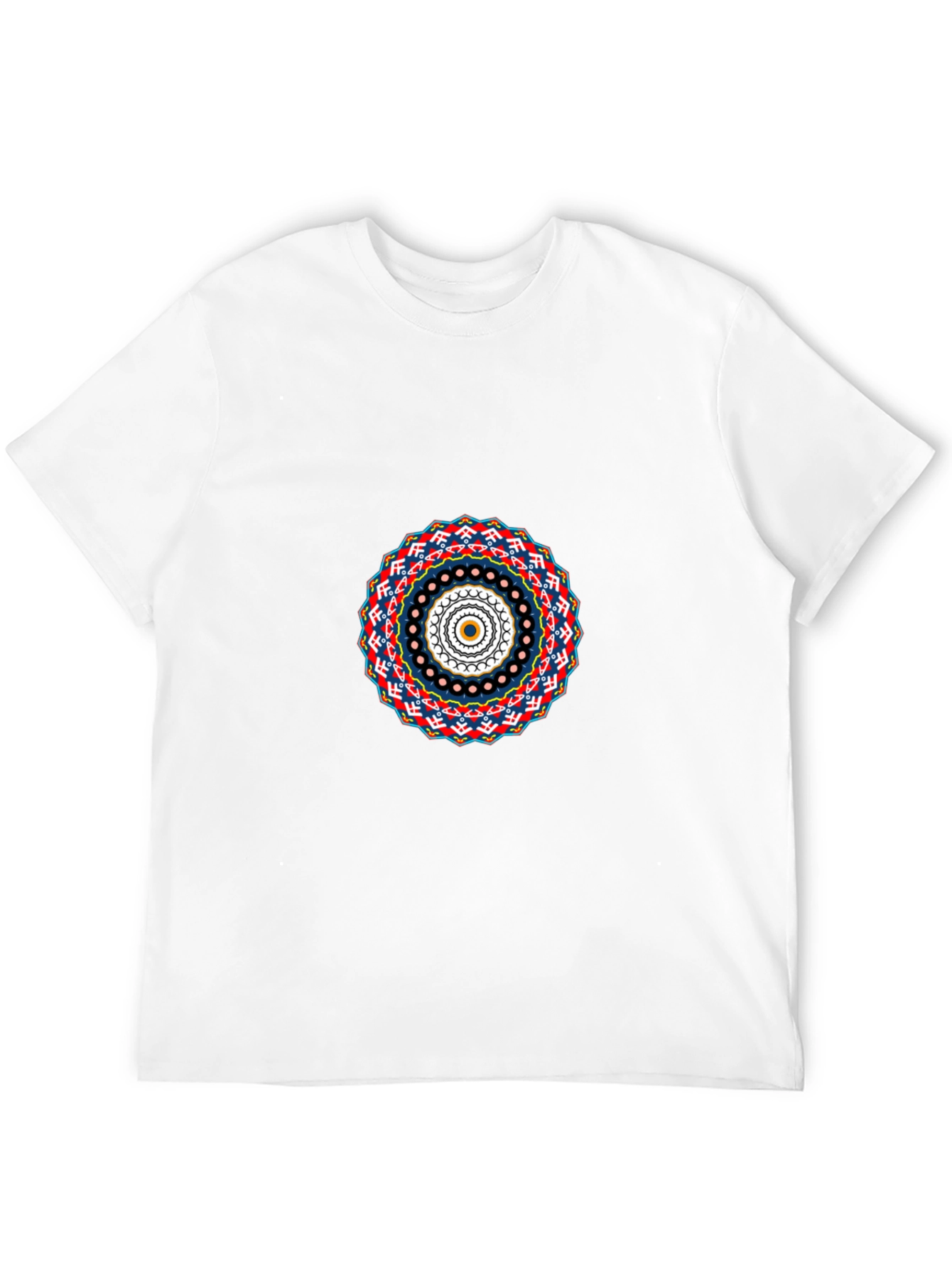 Geometric Mandala Graphic Print T-Shirt