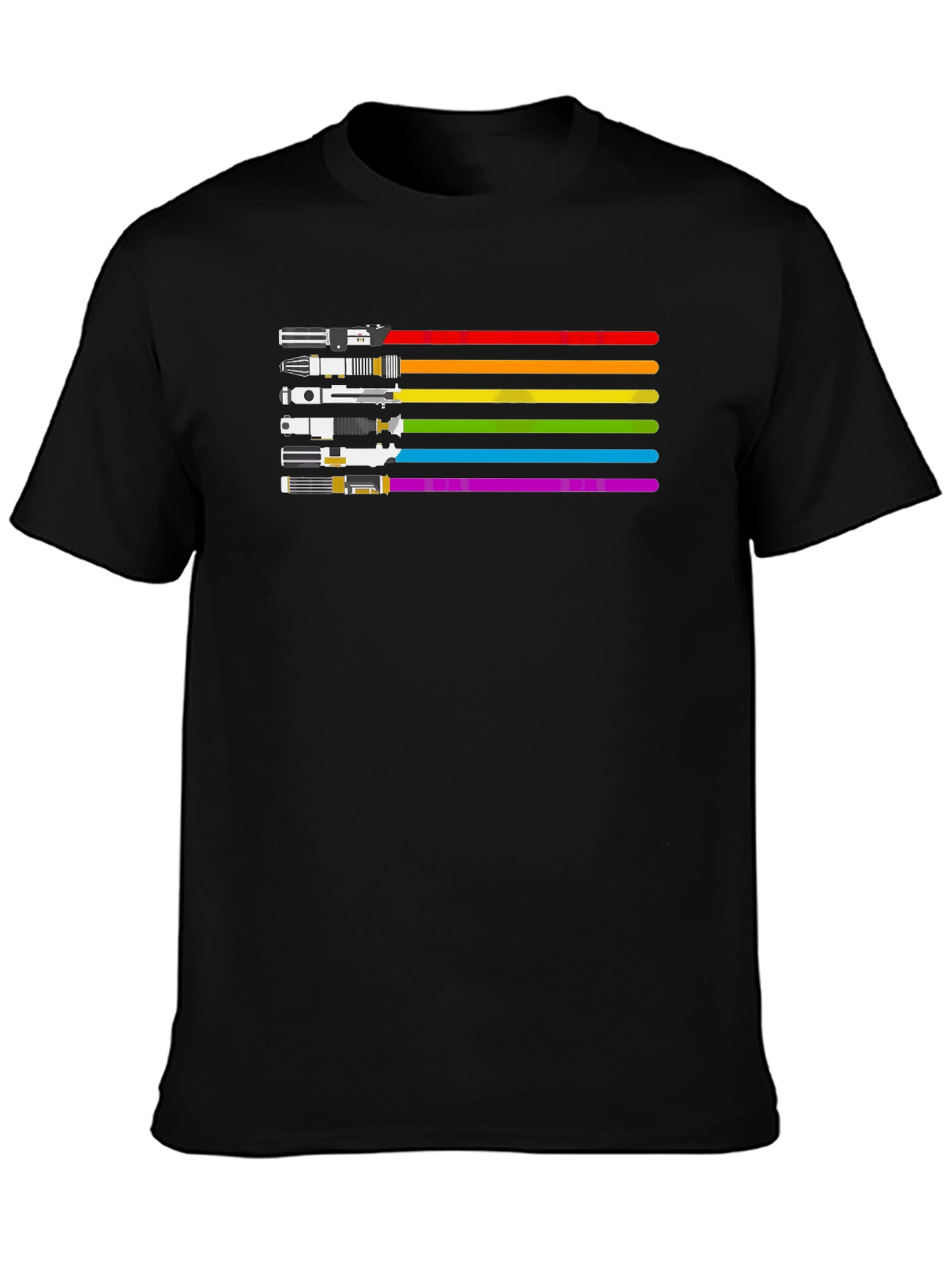 Rainbow Lightsaber T-Shirt