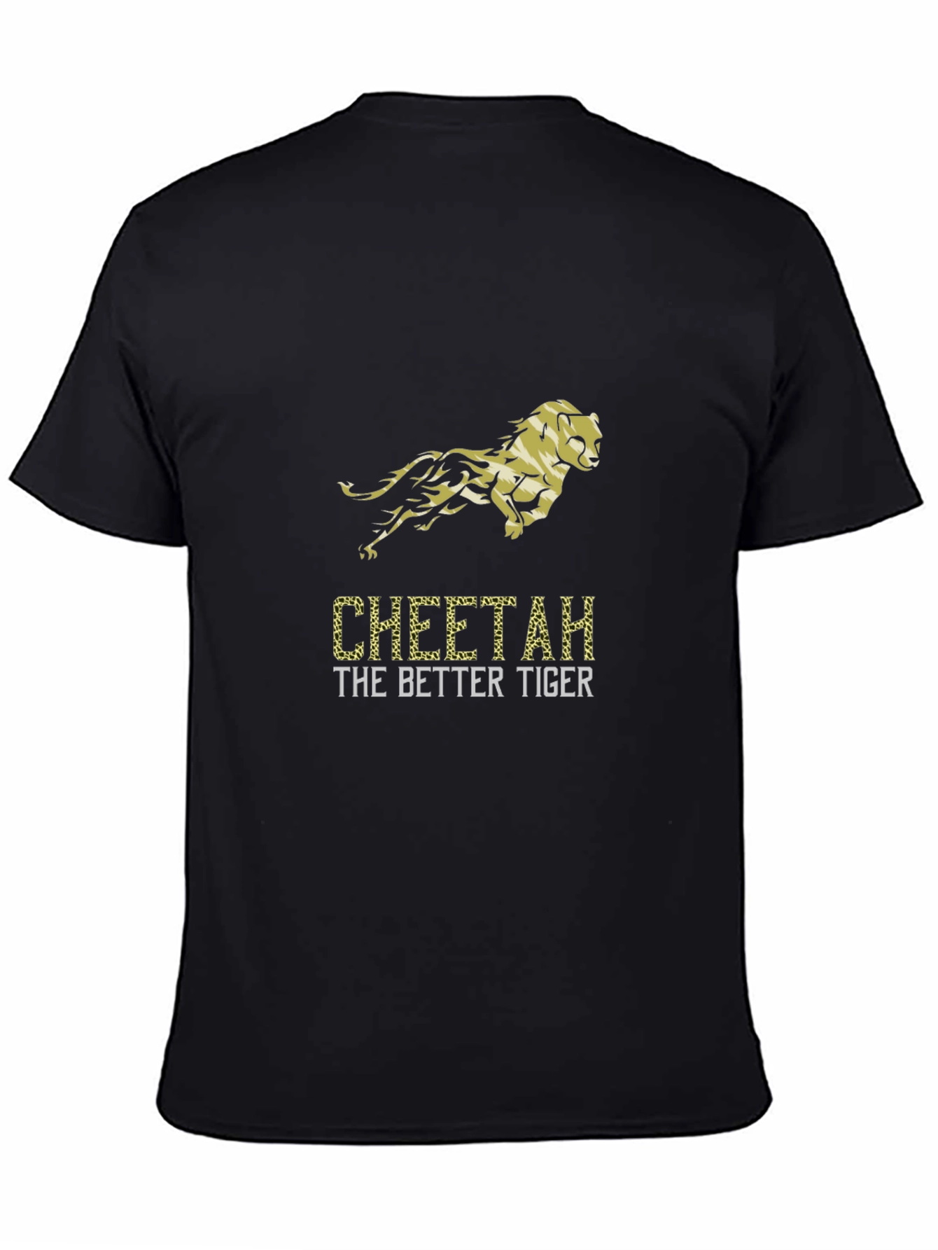 Cheetah The Better Tiger Black Graphic T-Shirt