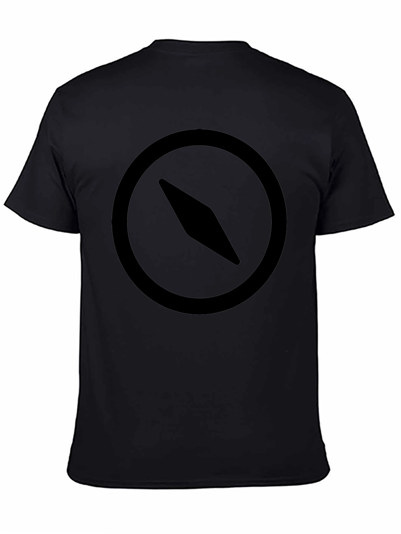 Compass Graphic Black T-Shirt - Adventure Ready