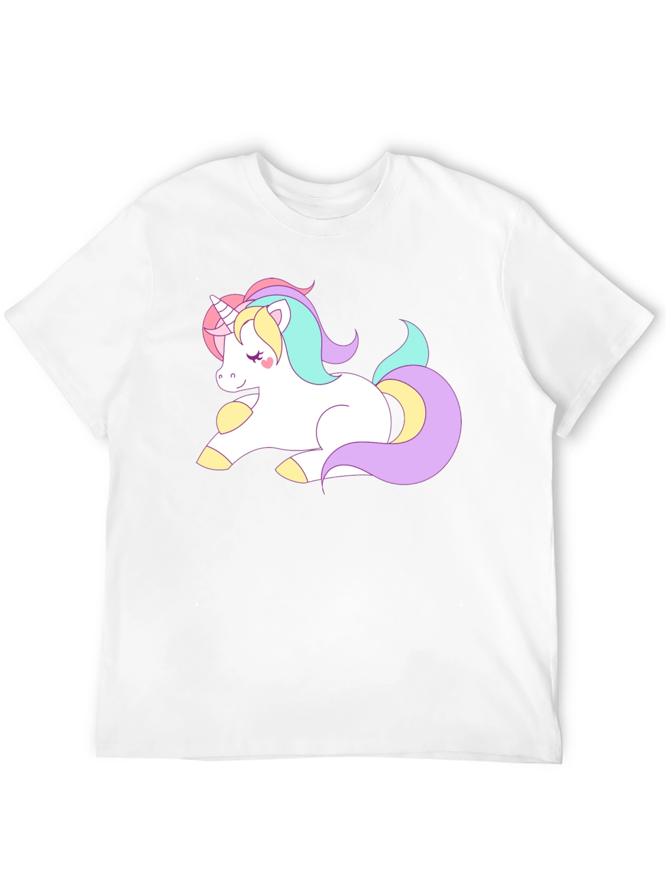 Unicorn Graphic Black T-Shirt