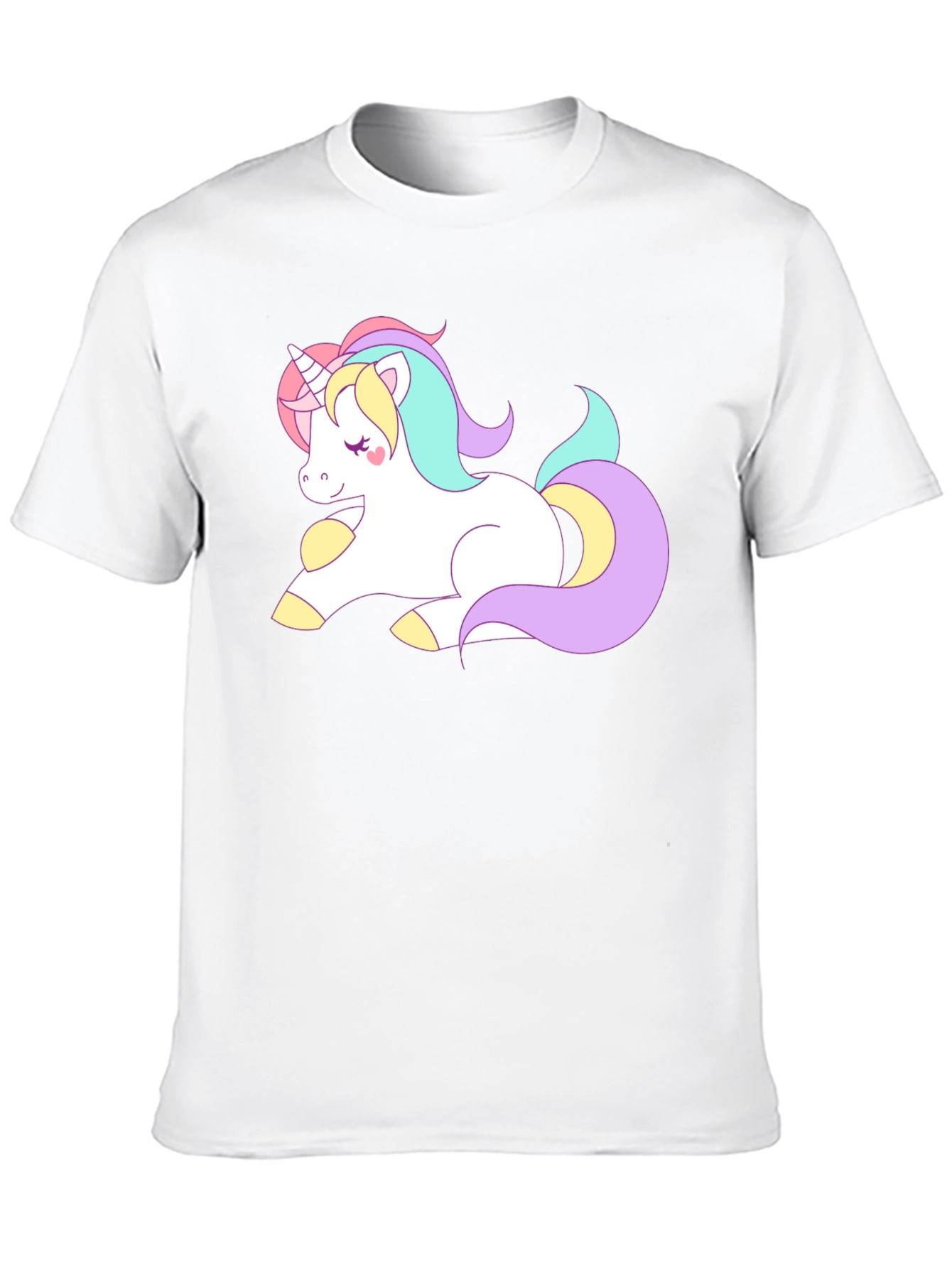 Unicorn Graphic Black T-Shirt