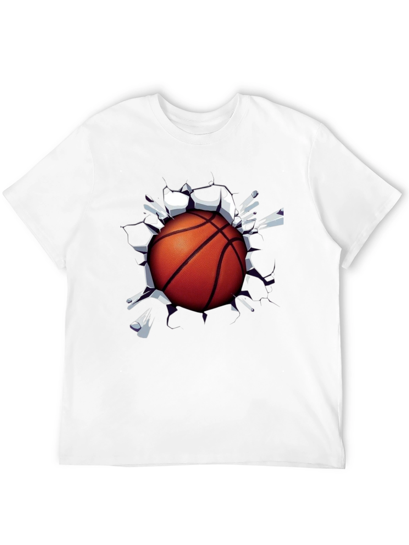 Basketball Through Shirt Graphic Tee