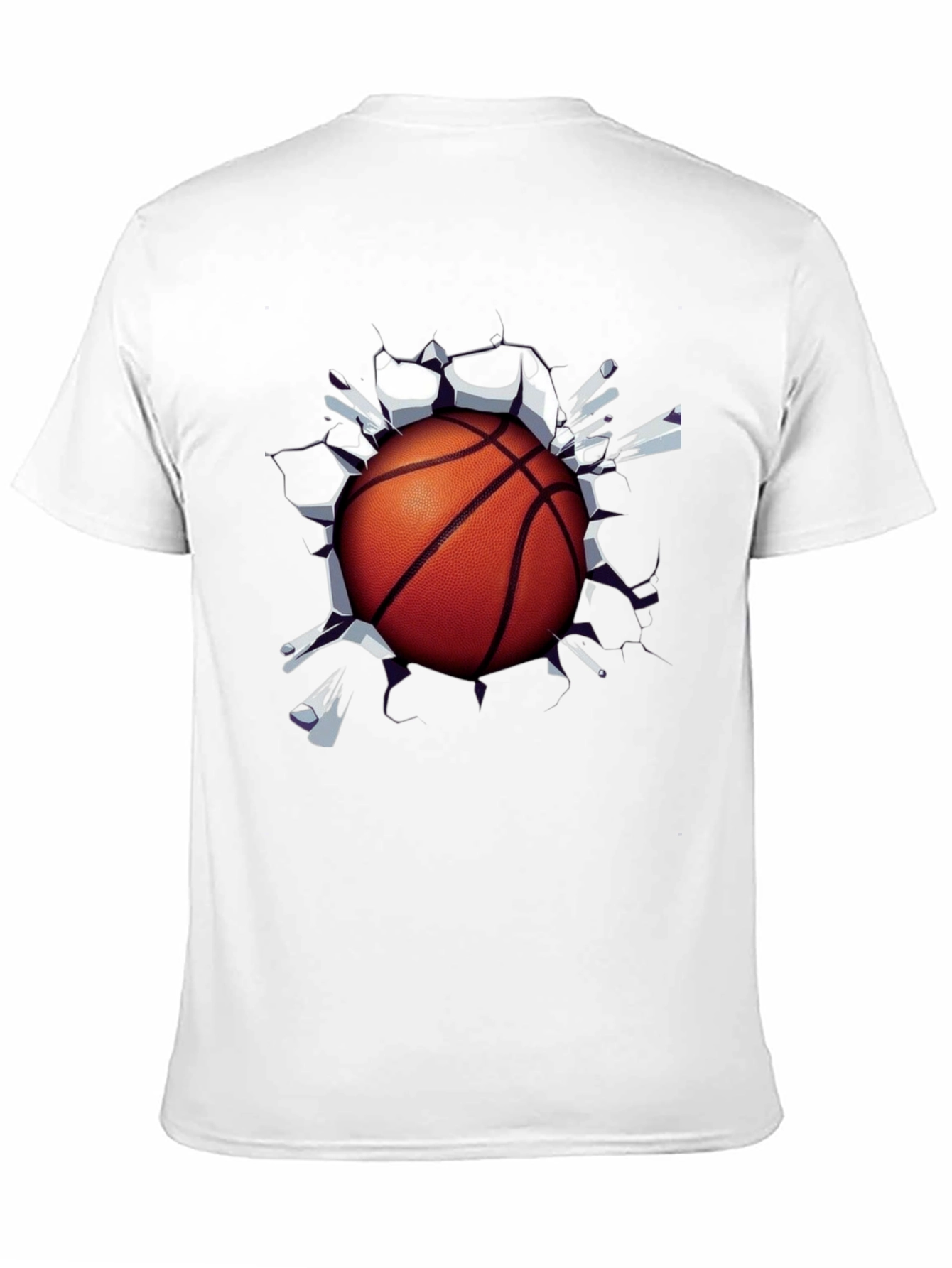 Basketball Through Shirt Graphic Tee