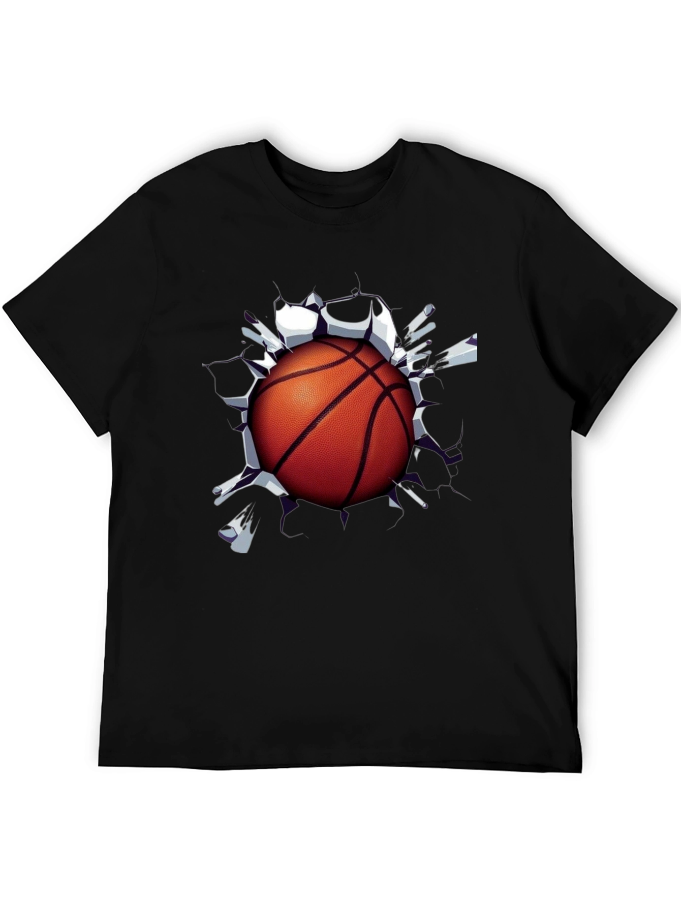 Basketball Through Shirt Graphic Tee