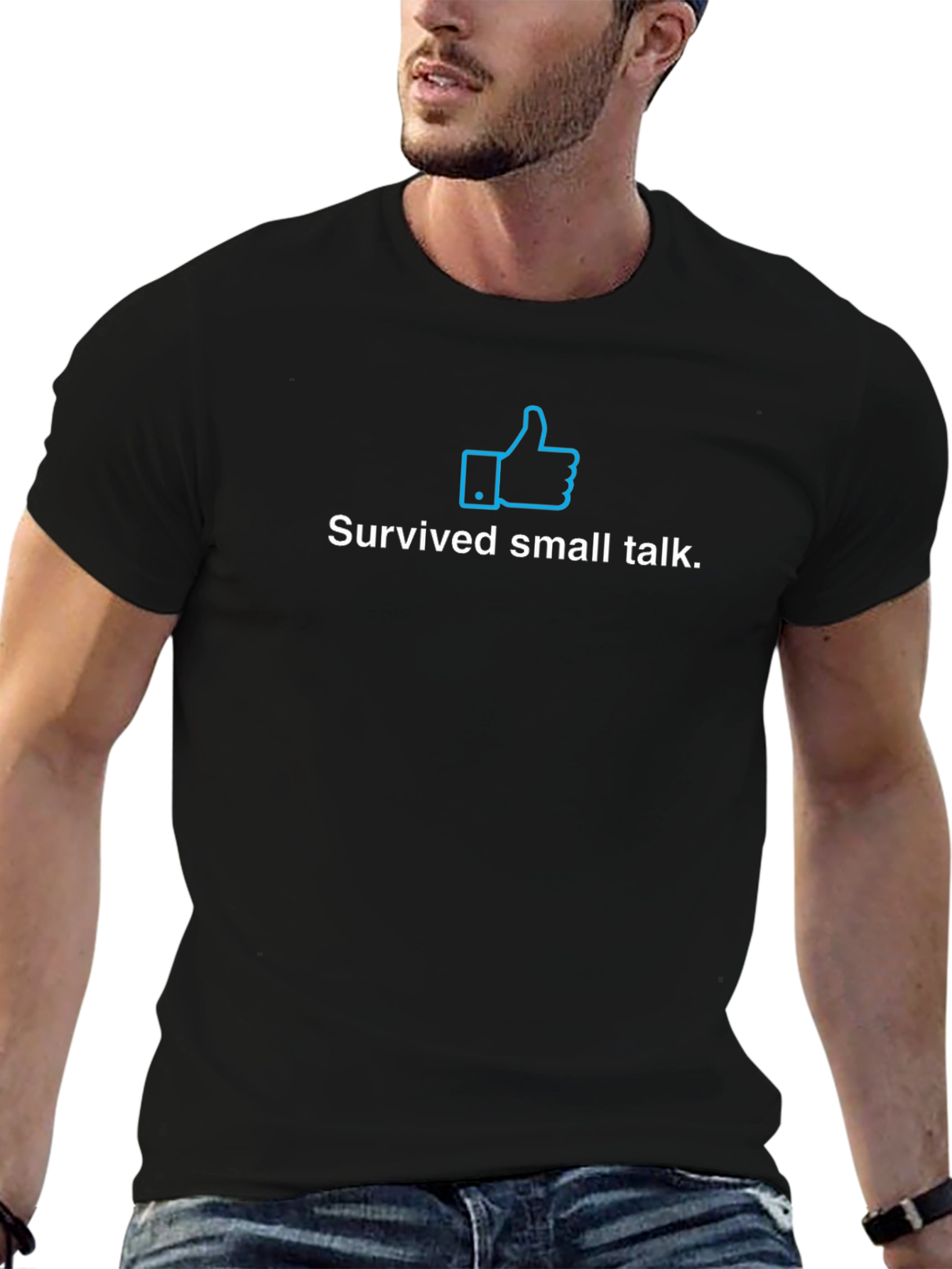 Survive Small Talk T-Shirt - Comfort & Style