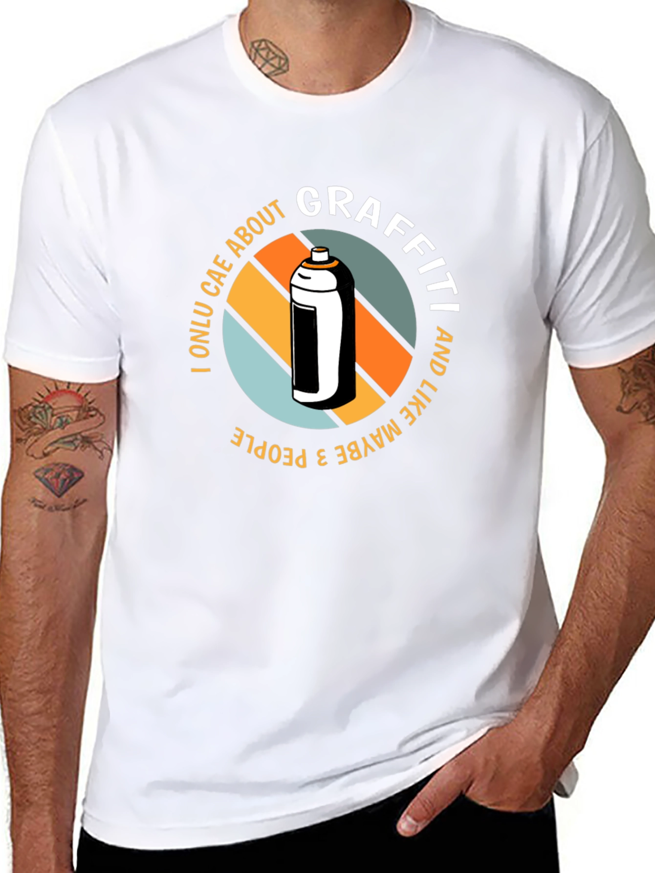 Graffiti Lovers T-Shirt - I Only Care About Graffiti