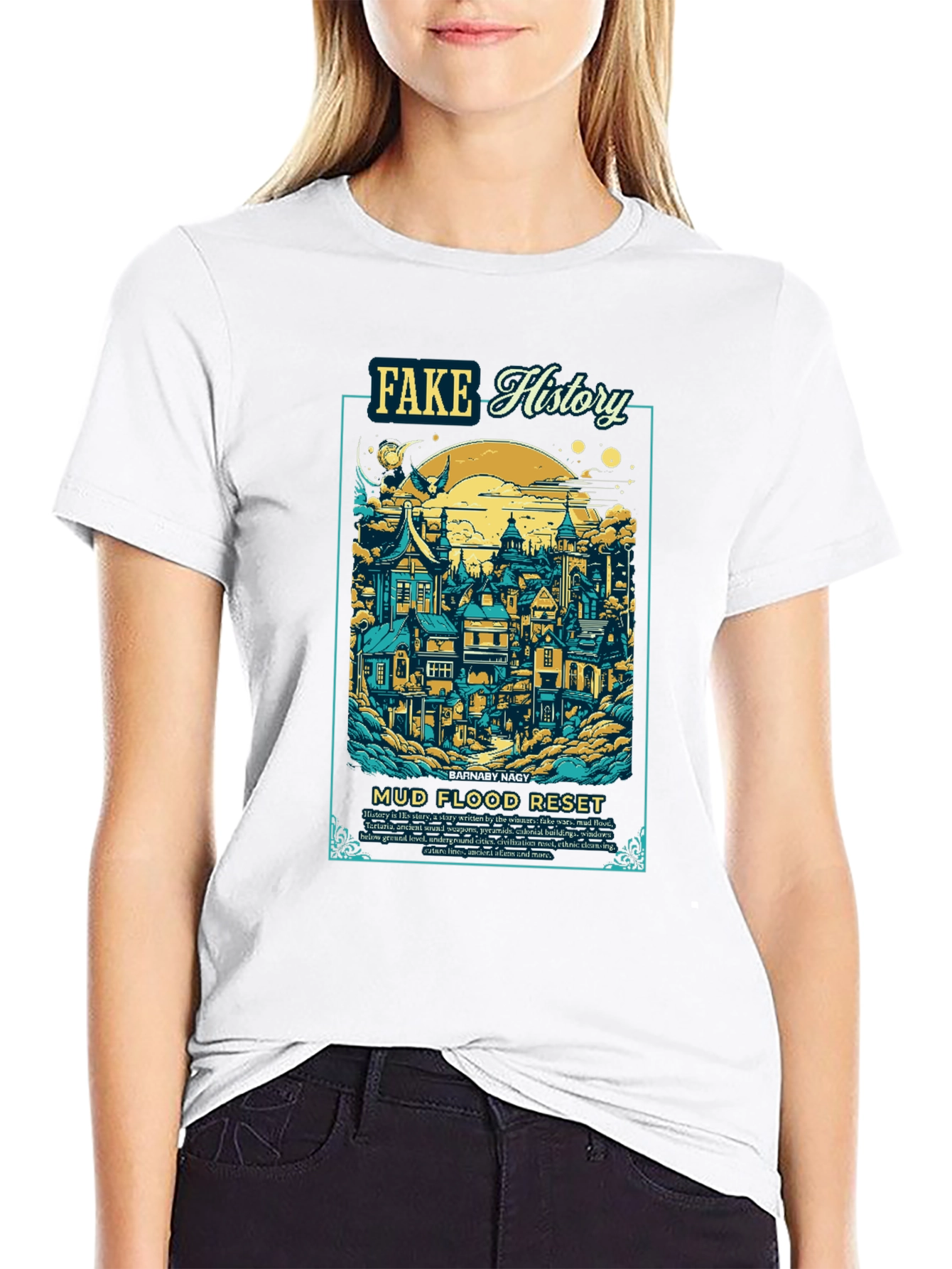 Fake History Mud Flood Reset T-Shirt