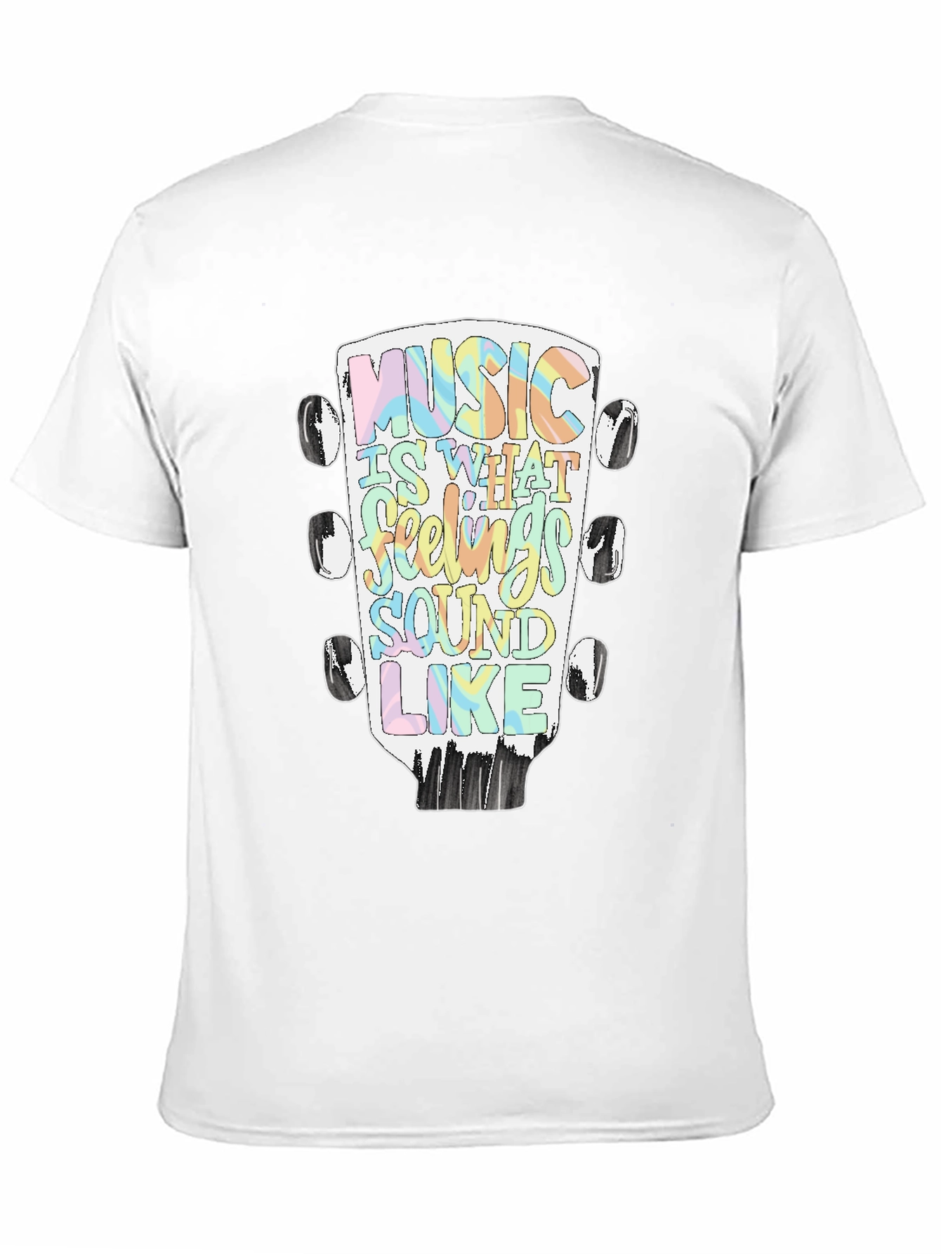 Music is What Feelings Sound Like Graphic Tee