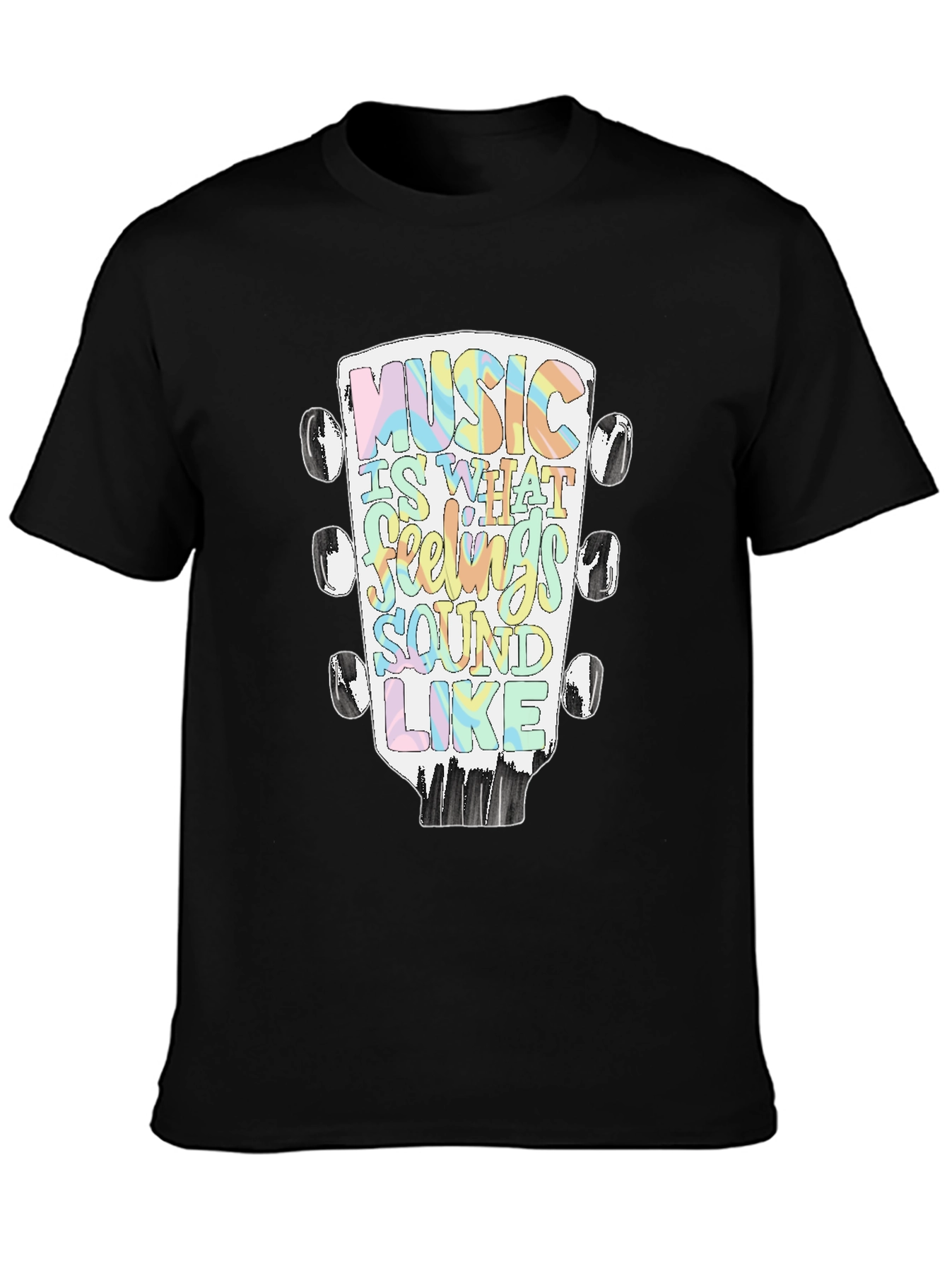 Music is What Feelings Sound Like Graphic Tee