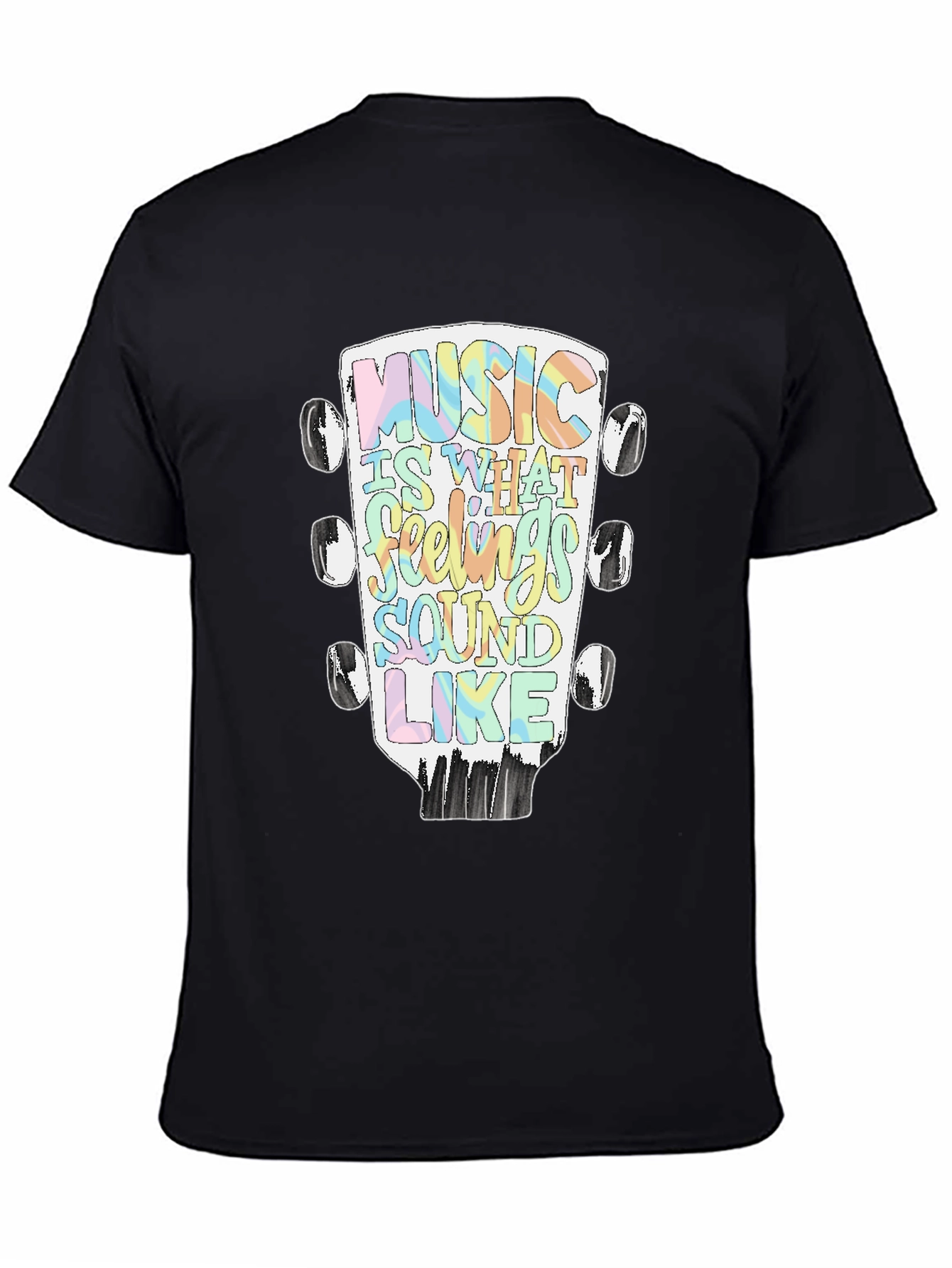 Music is What Feelings Sound Like Graphic Tee