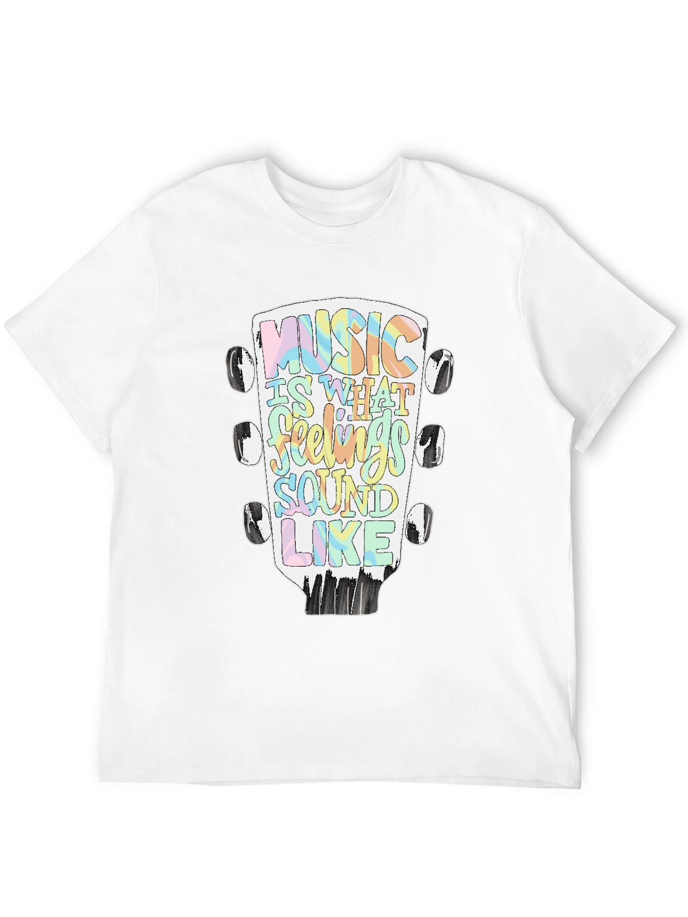 Music is What Feelings Sound Like Graphic Tee