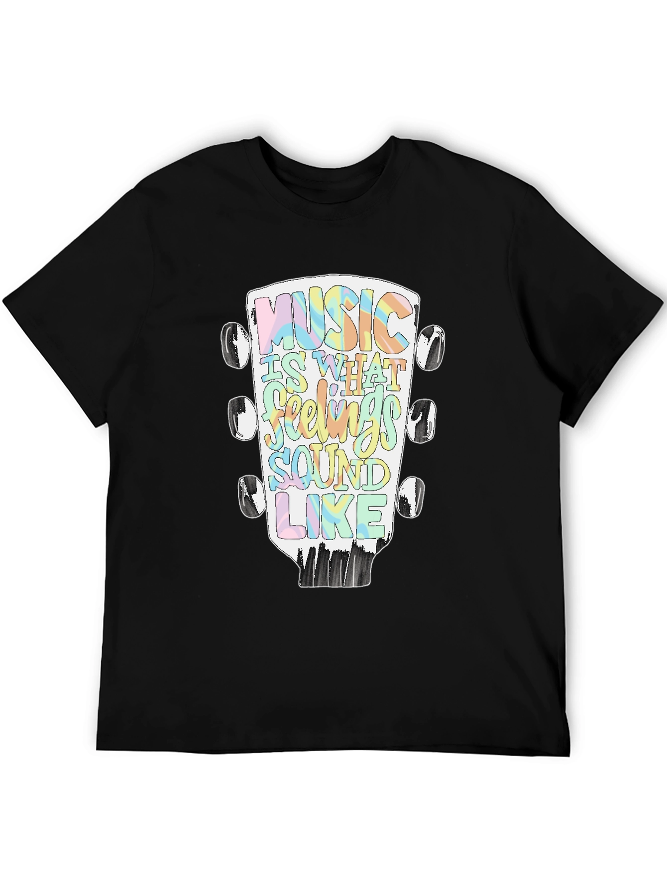 Music is What Feelings Sound Like Graphic Tee