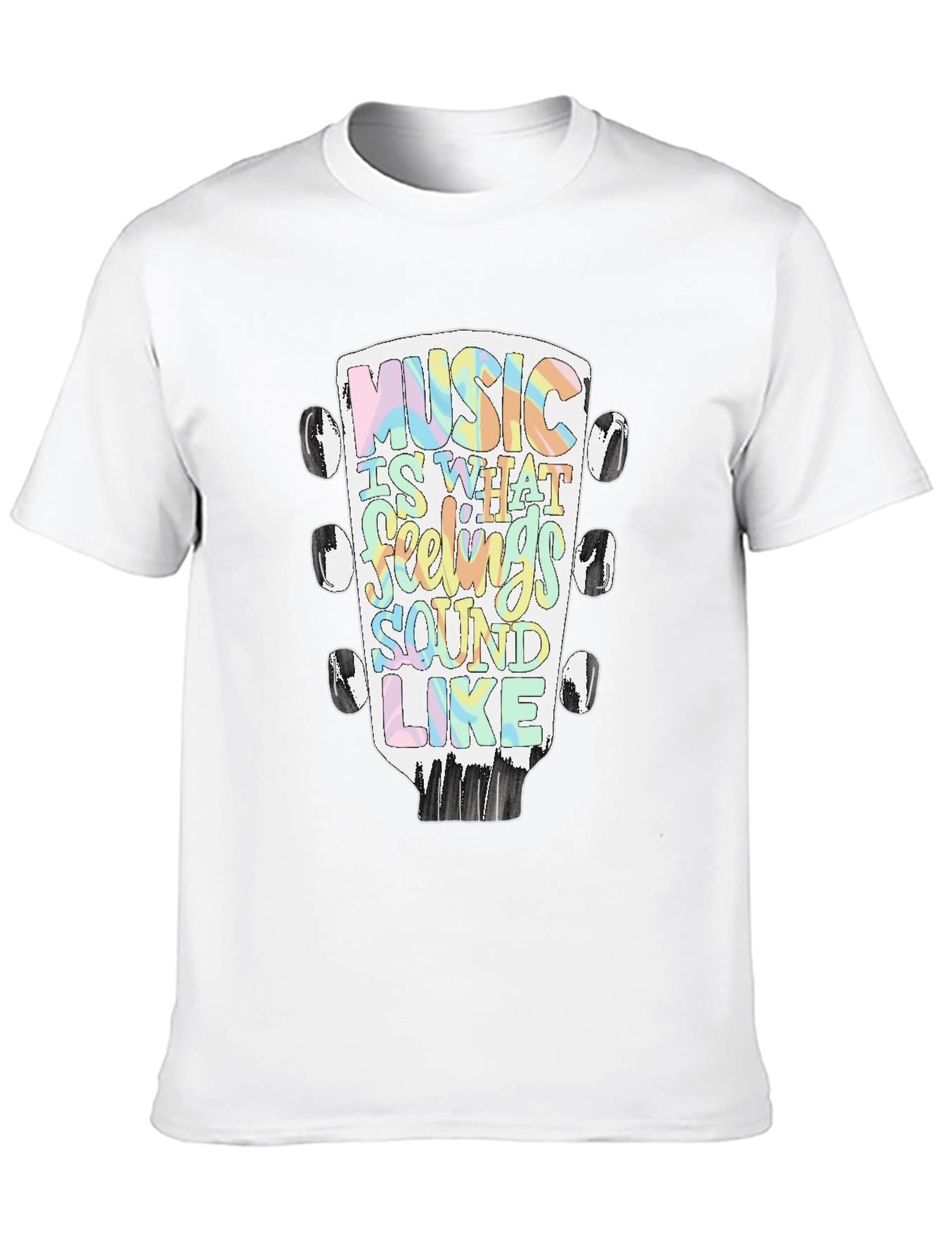 Music is What Feelings Sound Like Graphic Tee