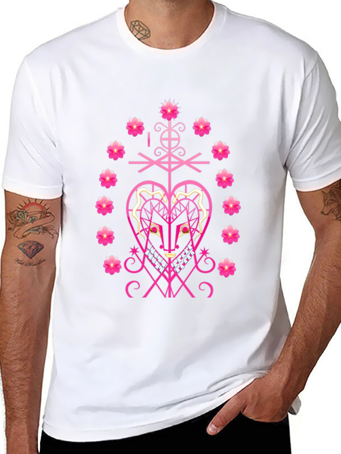 Pink Voodoo Heart T-Shirt